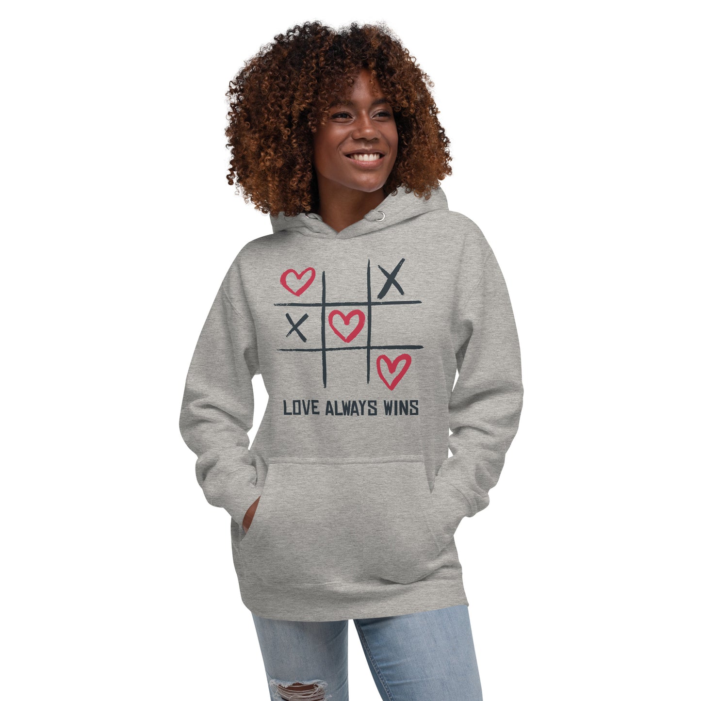 "LOVE ALWAYS WINS" BY XCLUSIF POETIX Unisex Hoodie