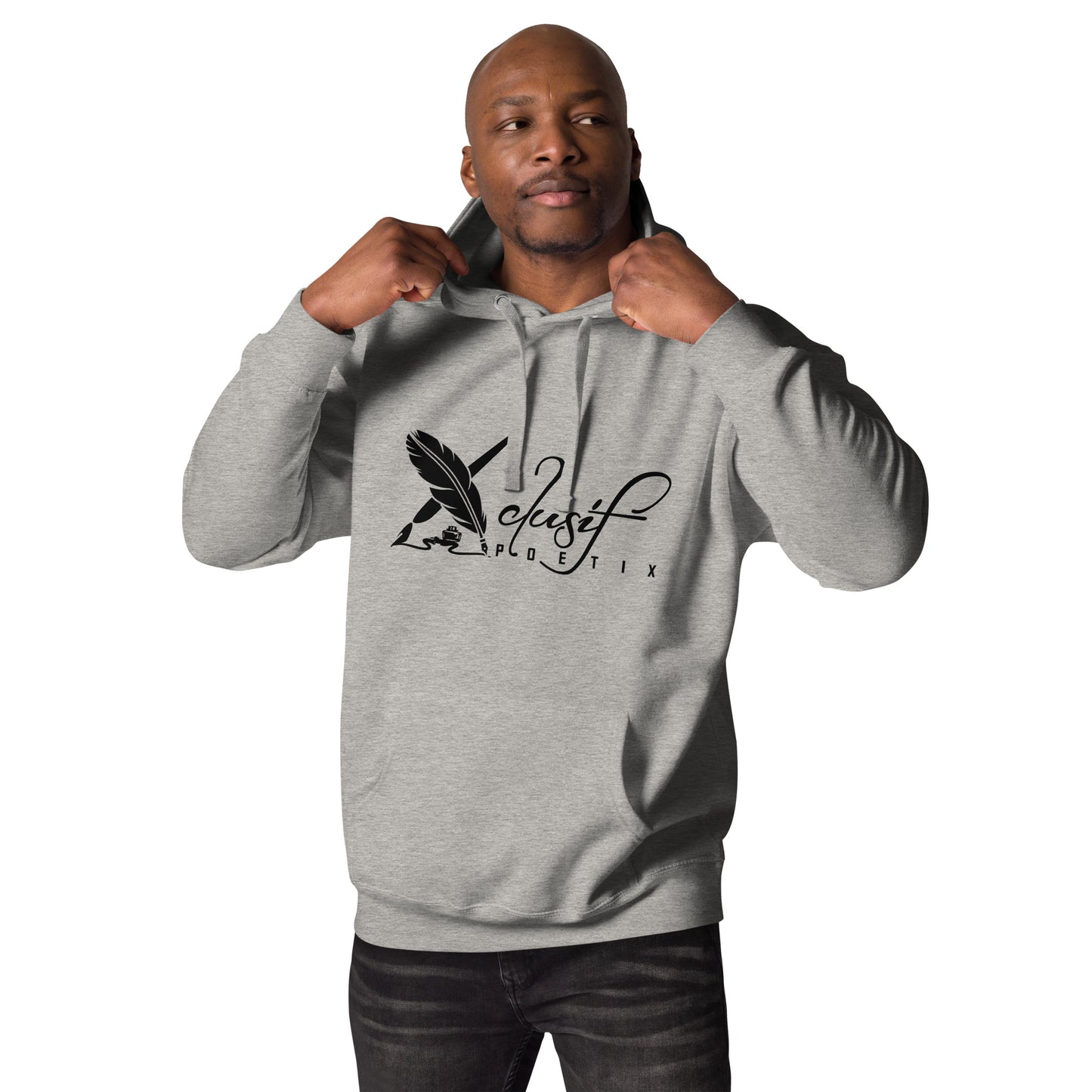 XCLUSIF POETIX BLACK LOGO Unisex Hoodie