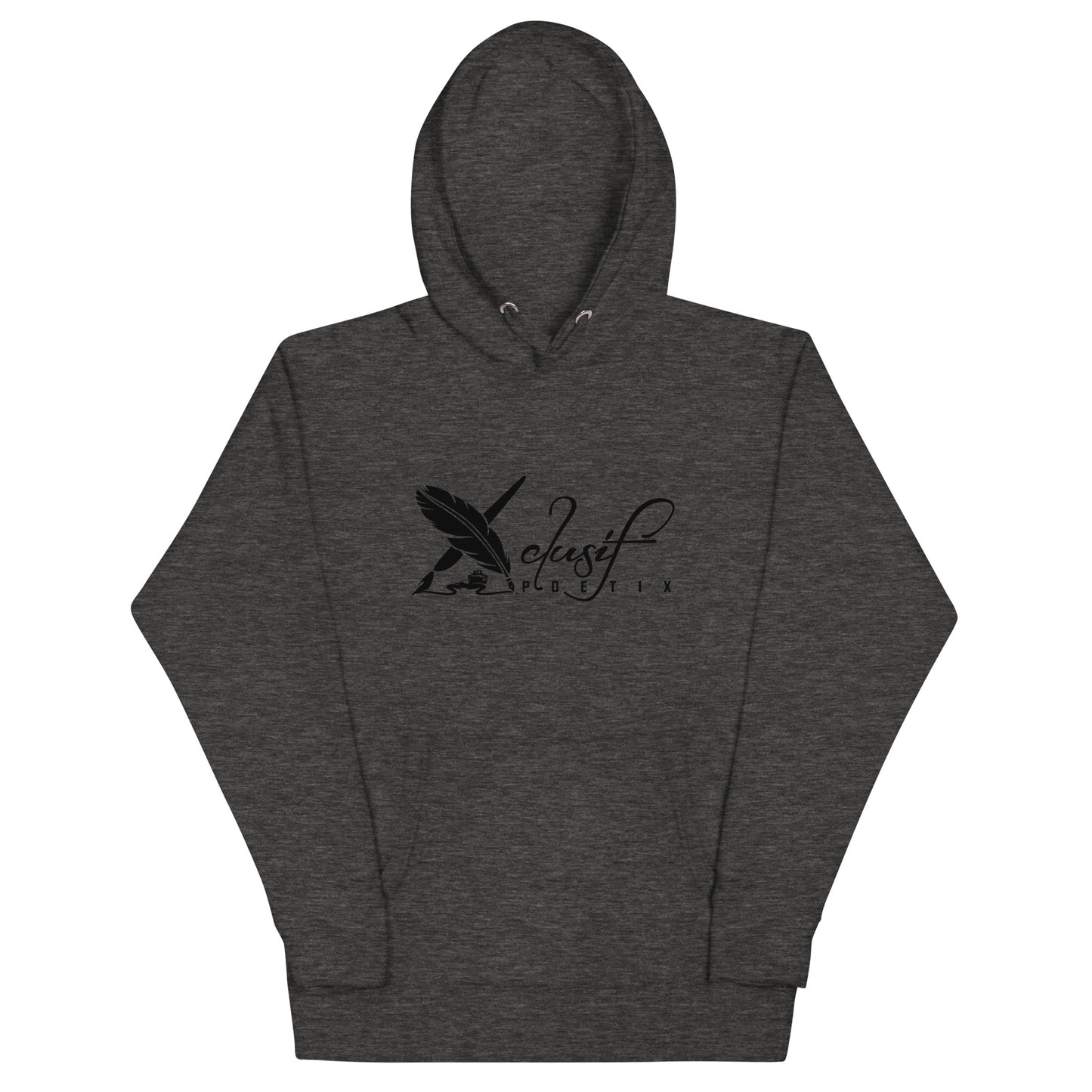 XCLUSIF POETIX BLACK LOGO Unisex Hoodie