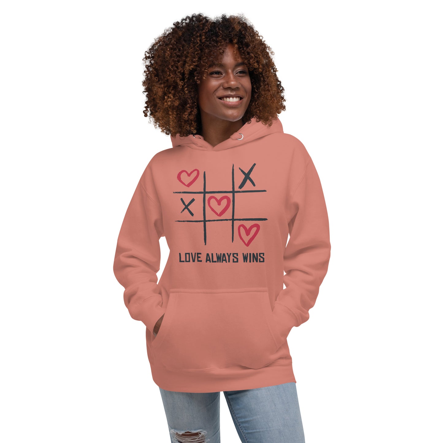 "LOVE ALWAYS WINS" BY XCLUSIF POETIX Unisex Hoodie