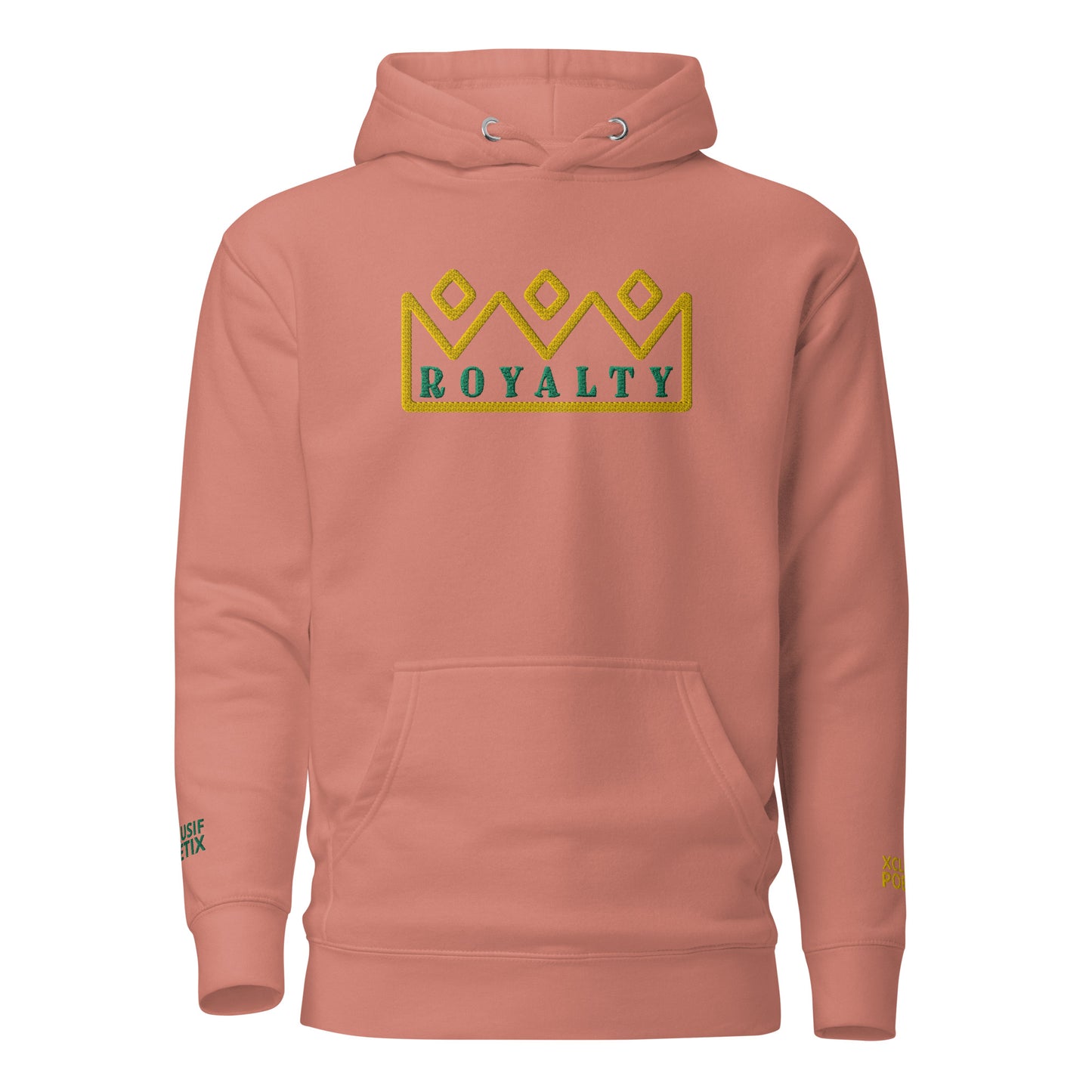 ROYALTY BY XCLUSIF POETIX Embroidery Unisex Hoodie