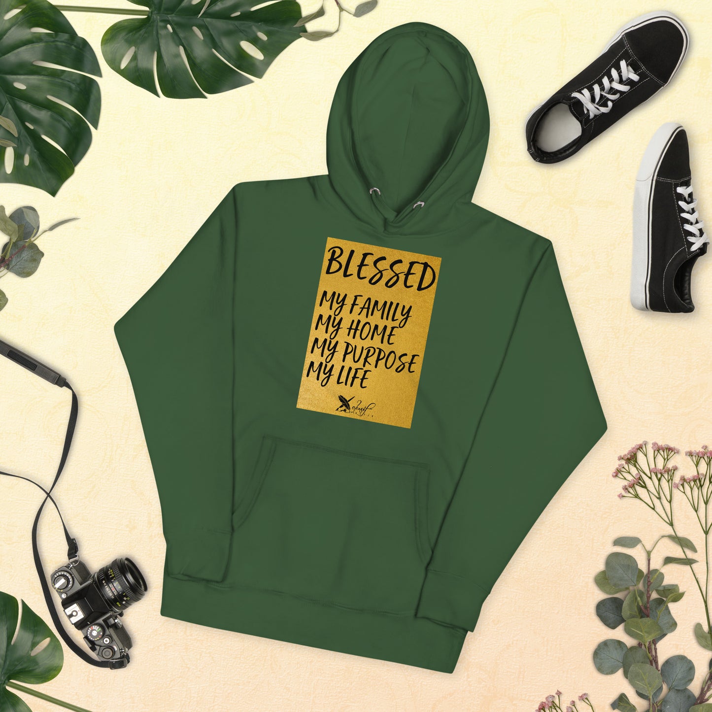 BLESSED BY XCLUSIF POETIX Unisex Hoodie