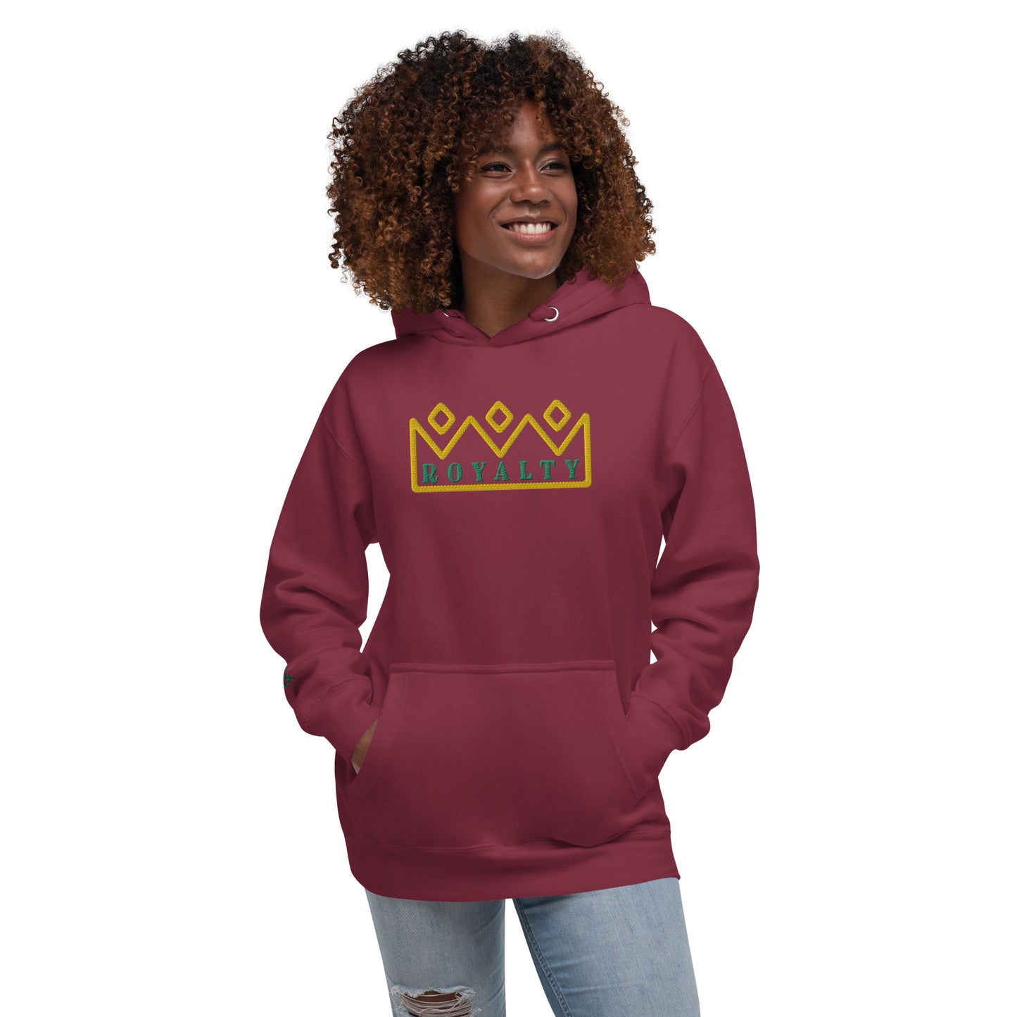 ROYALTY BY XCLUSIF POETIX Embroidery Unisex Hoodie