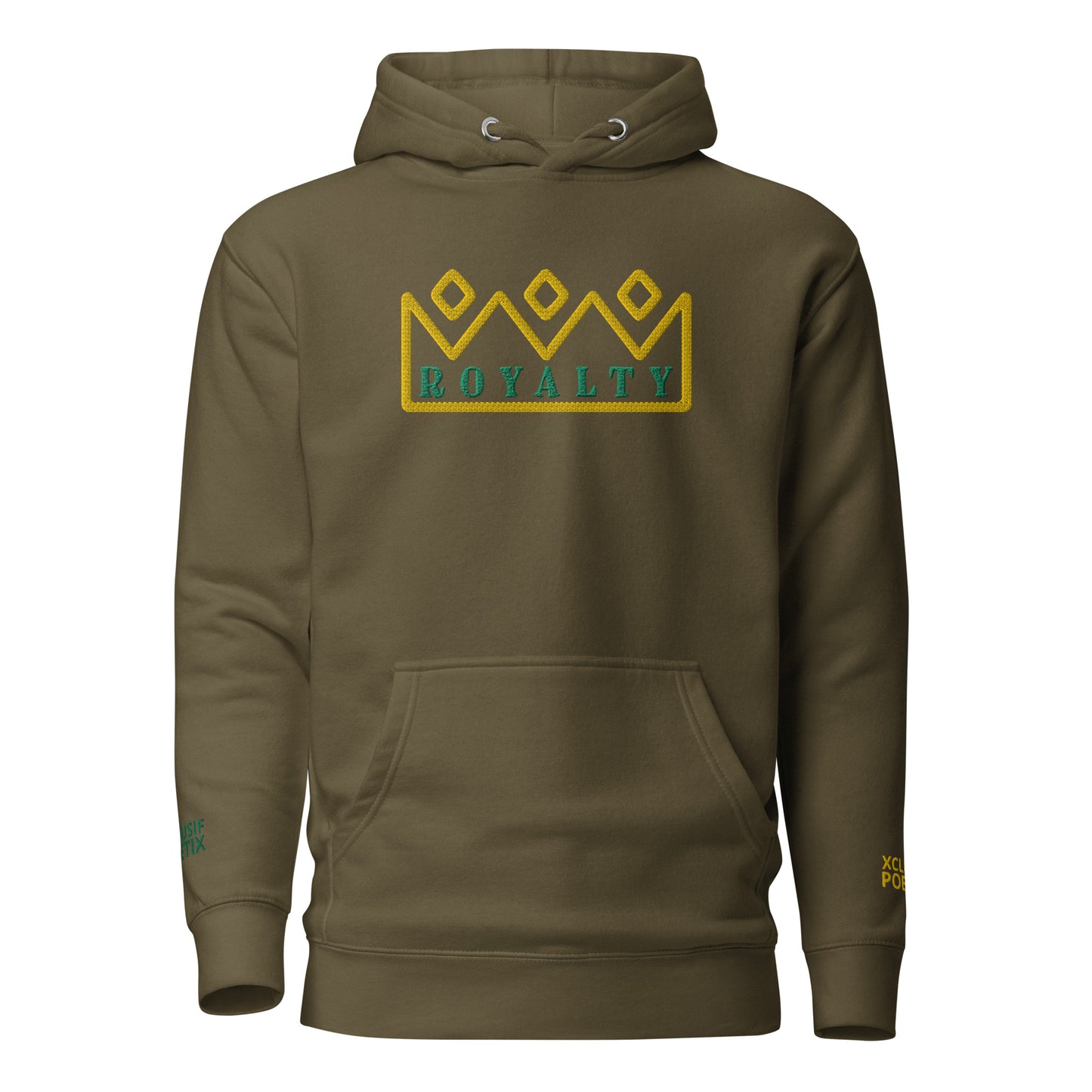 ROYALTY BY XCLUSIF POETIX Embroidery Unisex Hoodie