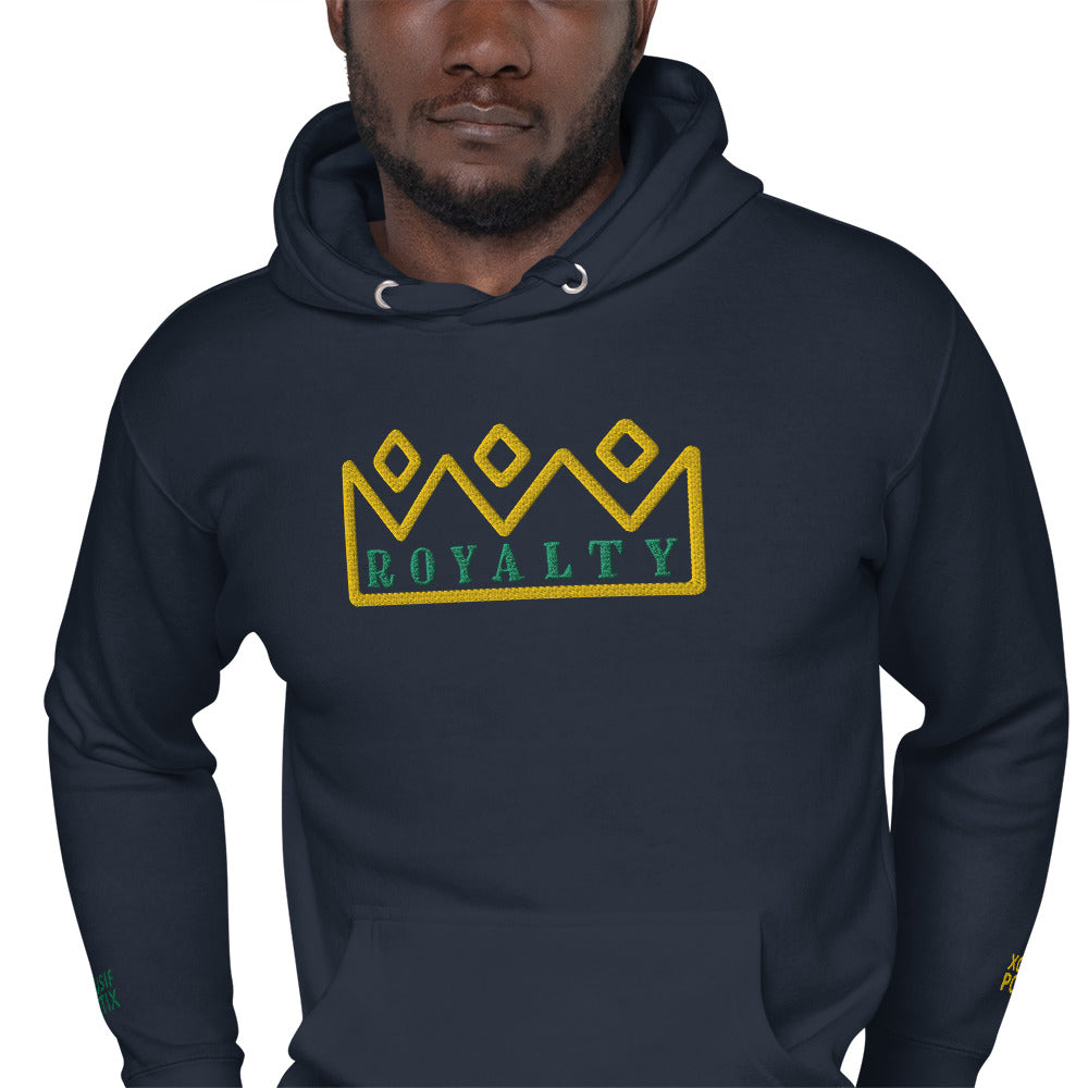 ROYALTY BY XCLUSIF POETIX Embroidery Unisex Hoodie