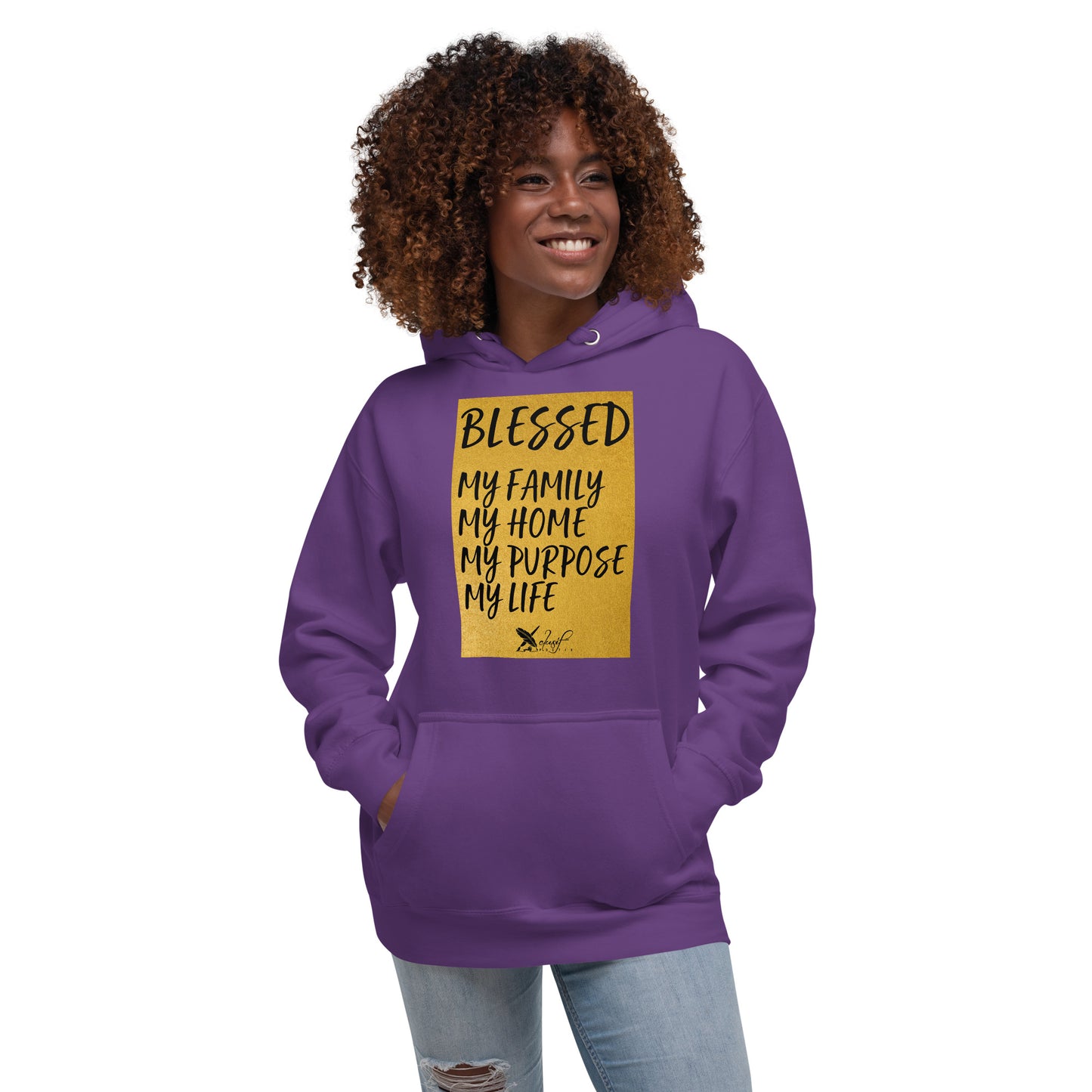 BLESSED BY XCLUSIF POETIX Unisex Hoodie