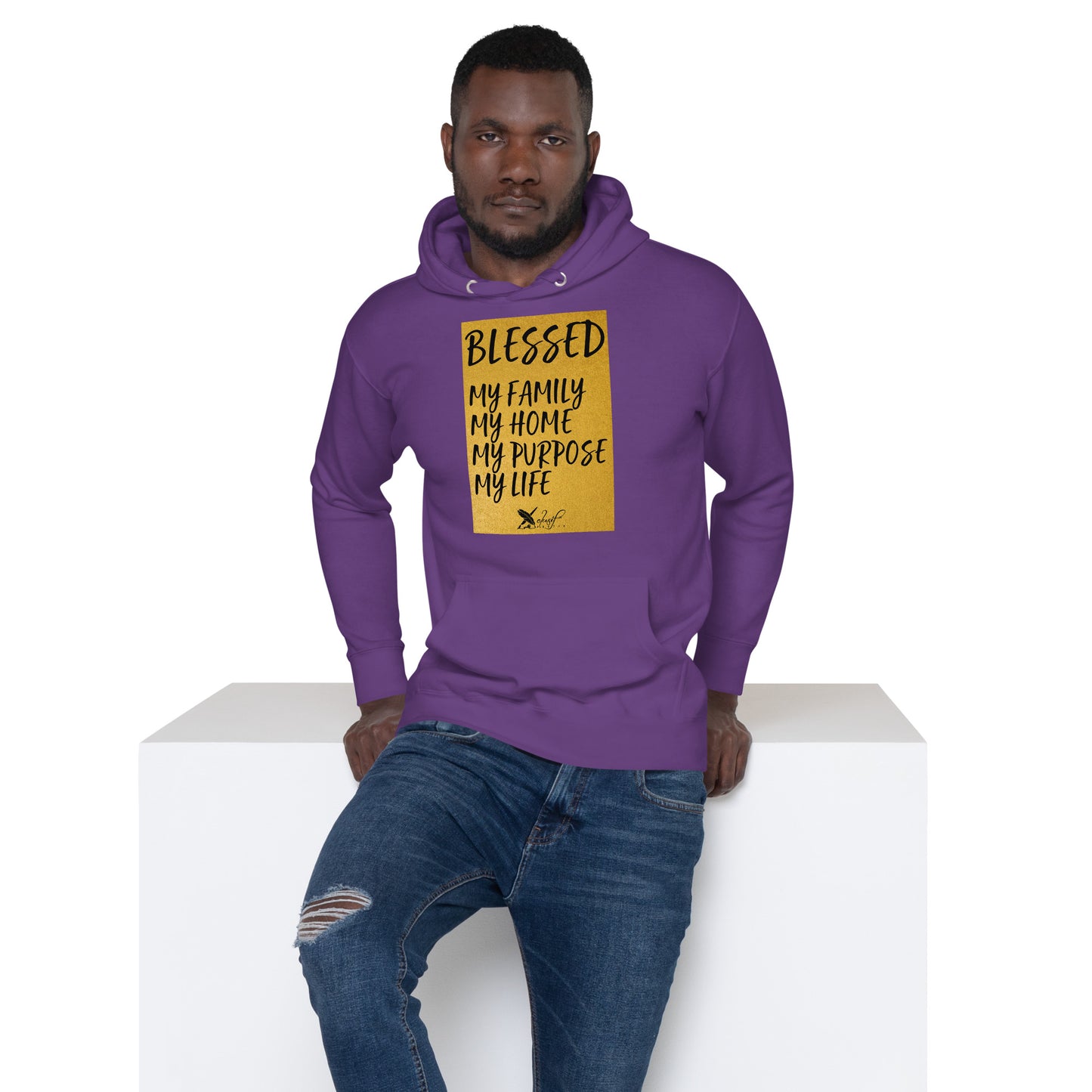 BLESSED BY XCLUSIF POETIX Unisex Hoodie