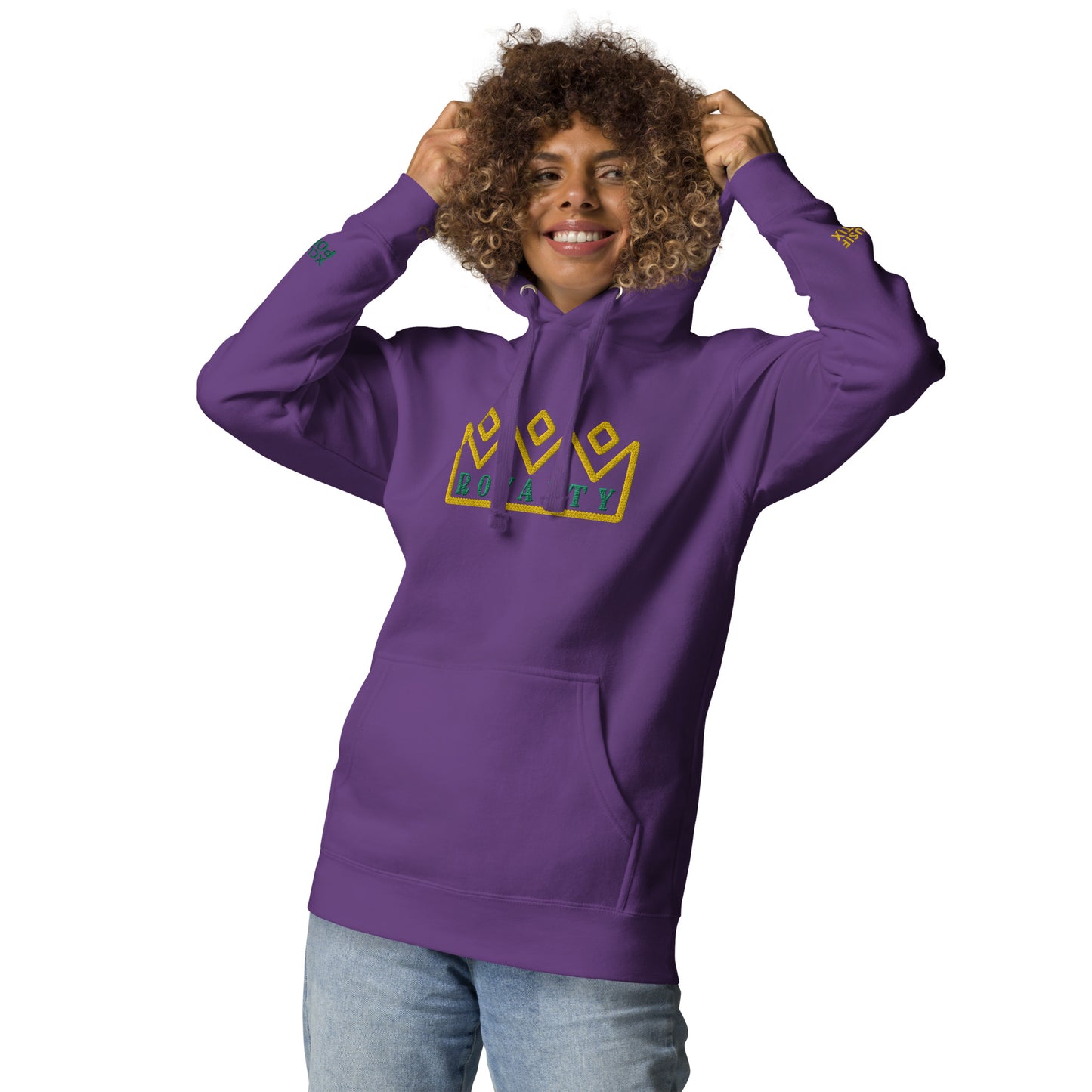 ROYALTY BY XCLUSIF POETIX Embroidery Unisex Hoodie