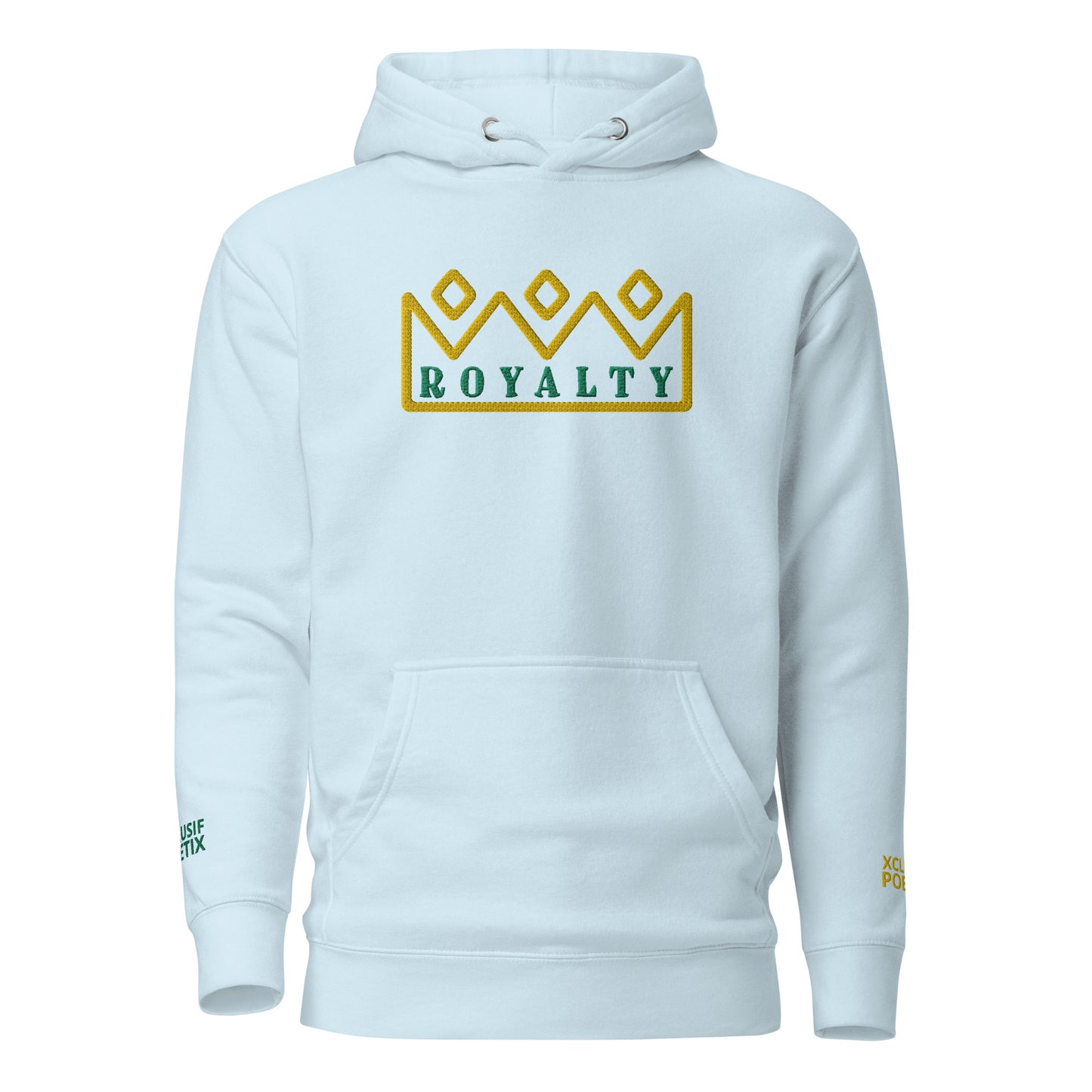 ROYALTY BY XCLUSIF POETIX Embroidery Unisex Hoodie