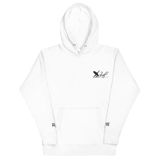 XCLUSIF POETIX BLACK EMBROIDERY LOGO Unisex Hoodie