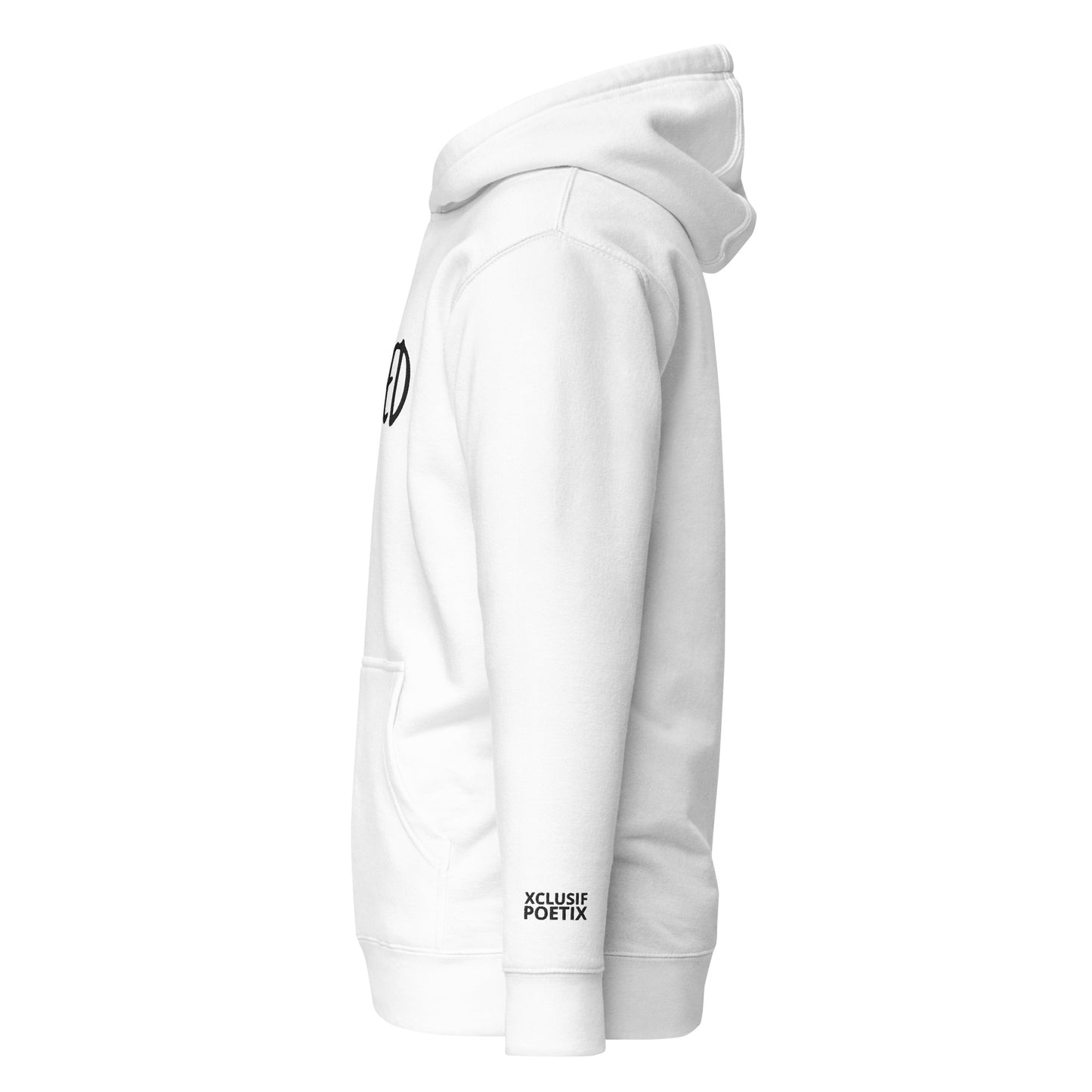 BLESSED BY XCLUSIF POETIX EMBROIDERY Unisex Hoodie