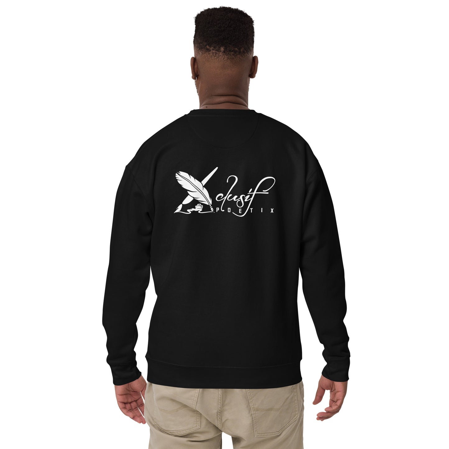 "LIVE FOR WHAT YOU LOVE" BY XCLUSIF POETIX Unisex Premium Sweatshirt