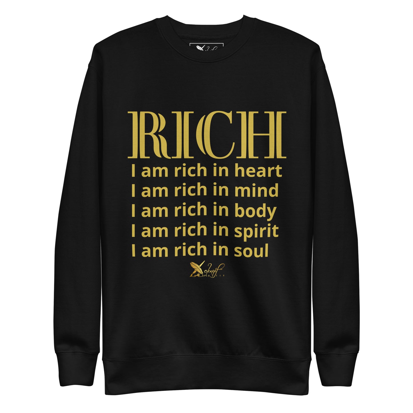 RICH BY XCLUSIF POETIX Unisex Premium Sweatshirt