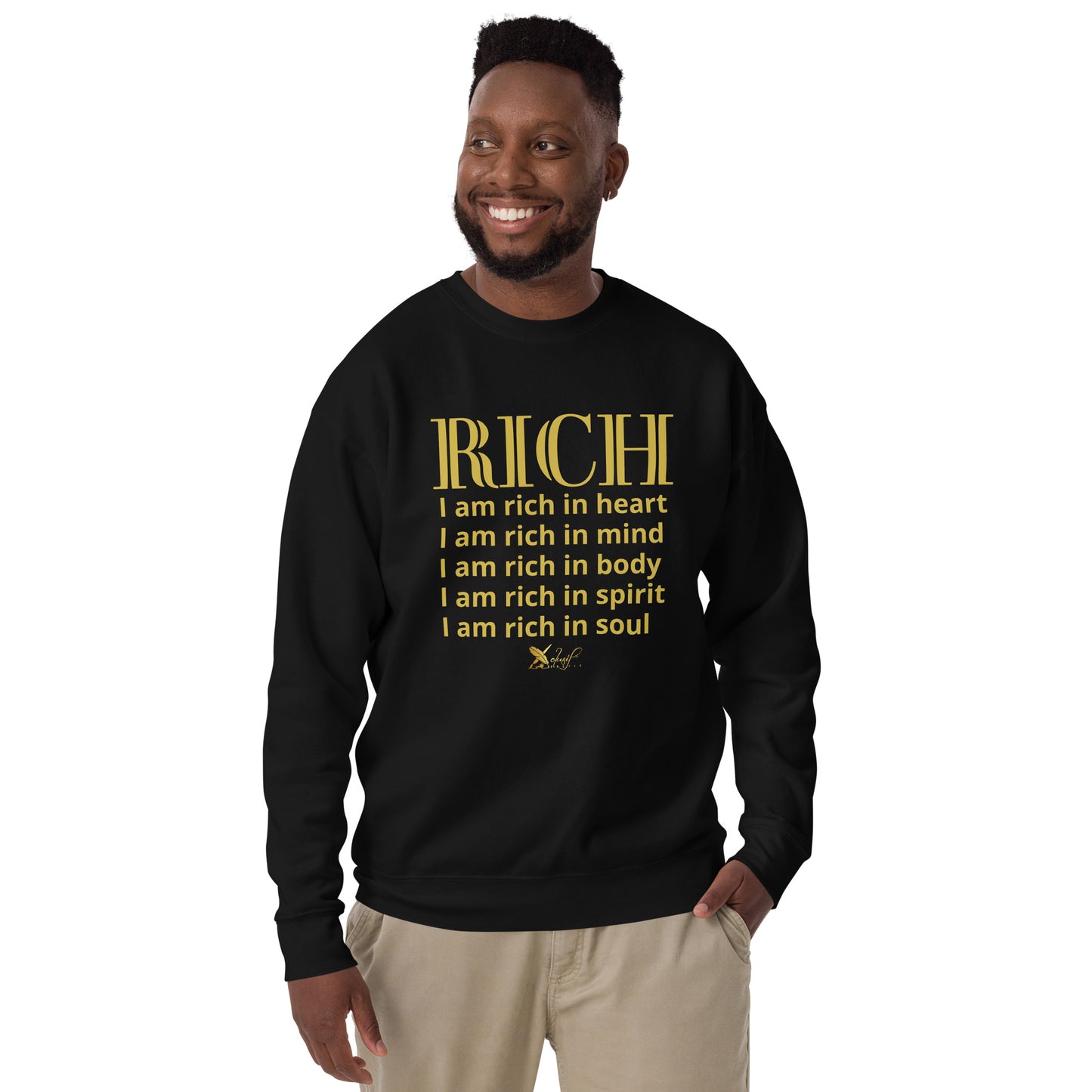 RICH BY XCLUSIF POETIX Unisex Premium Sweatshirt