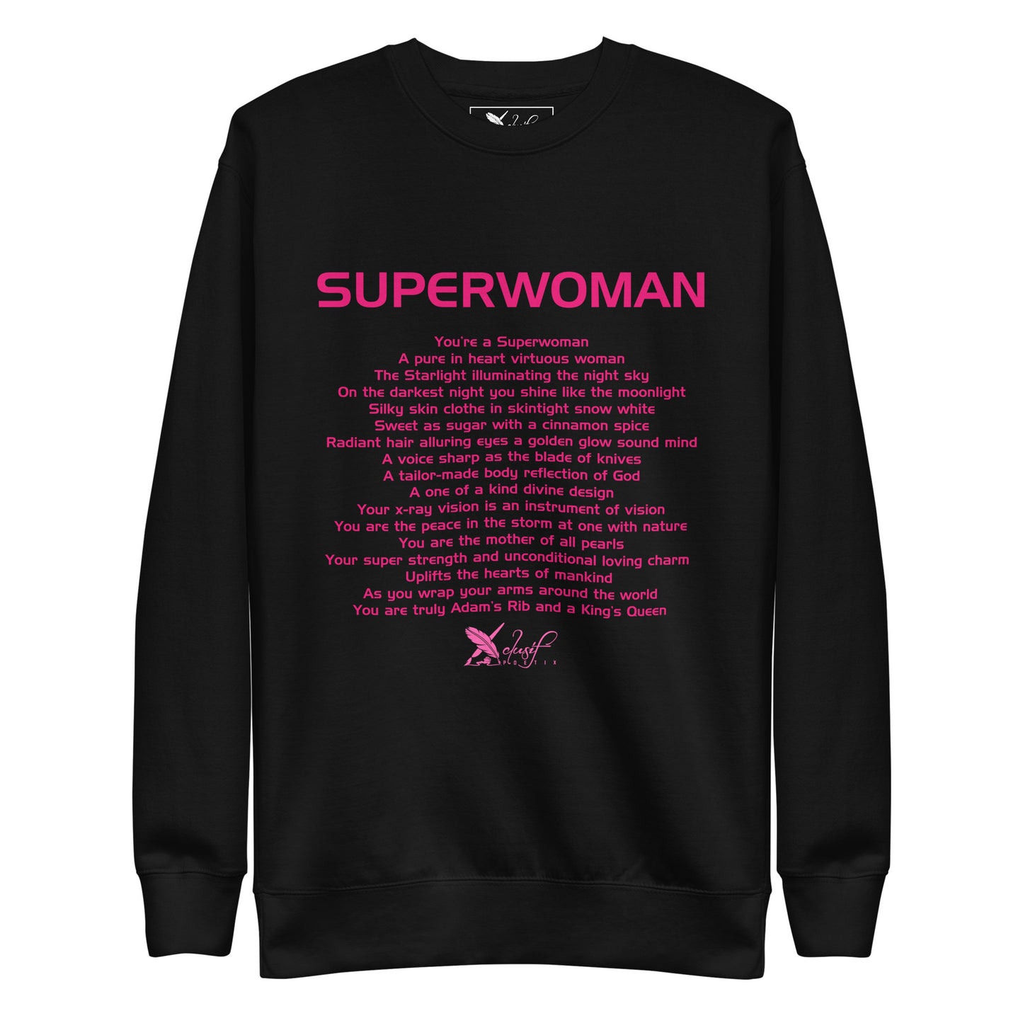 SUPERWOMAN BY XCLUSIF POETIX Unisex Premium Sweatshirt