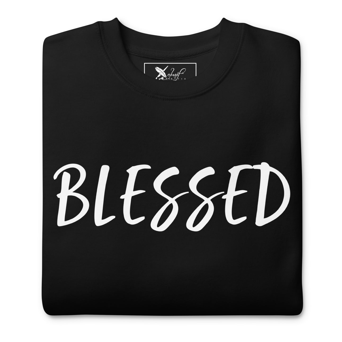 BLESSED BY XCLUSIF POETIX Unisex Premium Sweatshirt