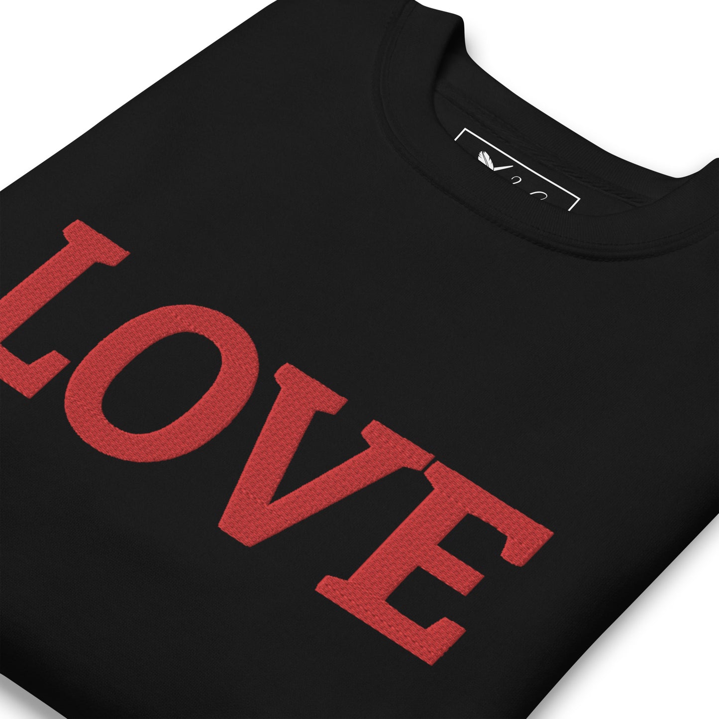 LOVE BY XCLUSIF POETIX Embroidery Unisex Premium Sweatshirt