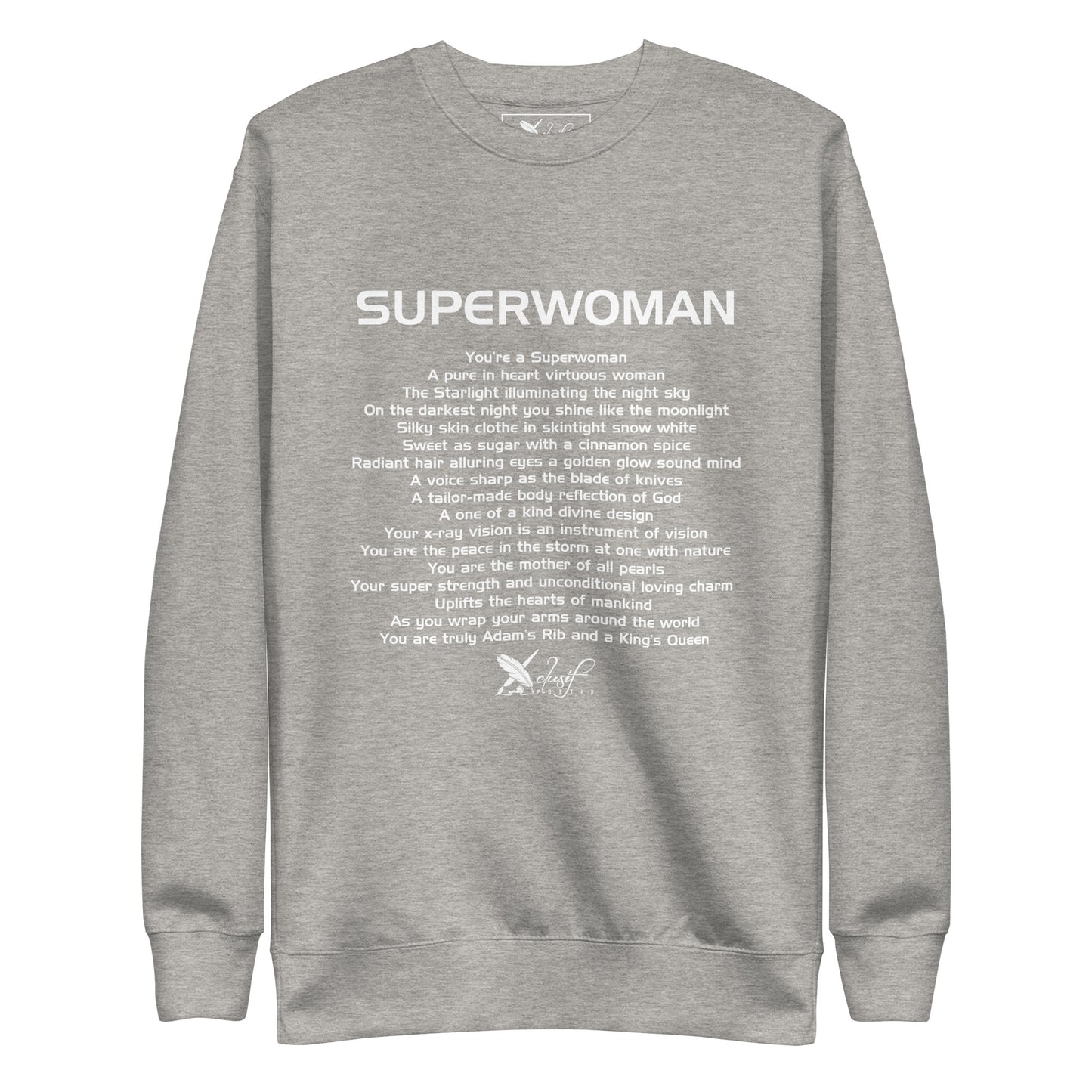 SUPERWOMAN BY XCLUSIF POETIX Unisex Premium Sweatshirt