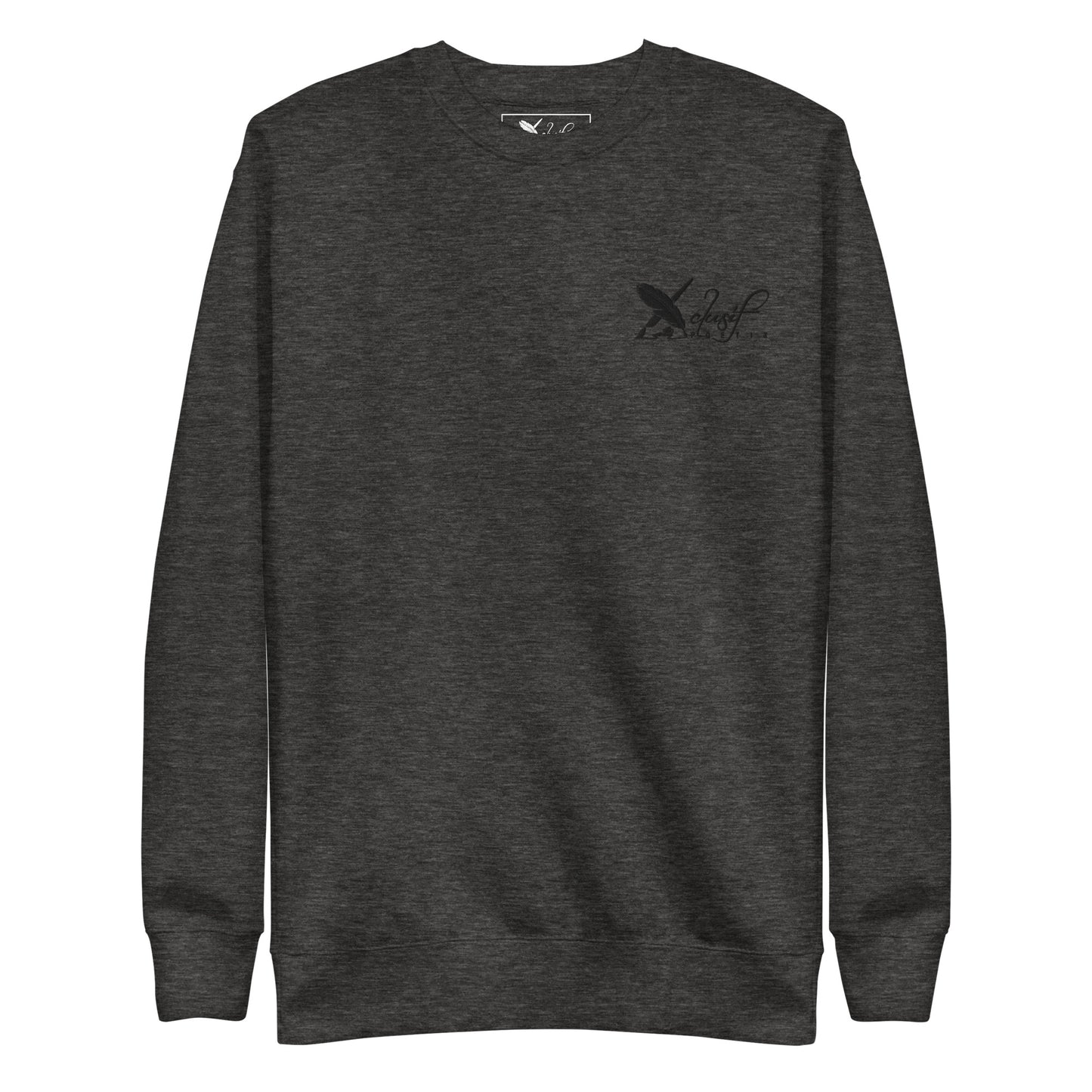 XCLUSIF POETIX BLACK LOGO Unisex Premium Sweatshirt