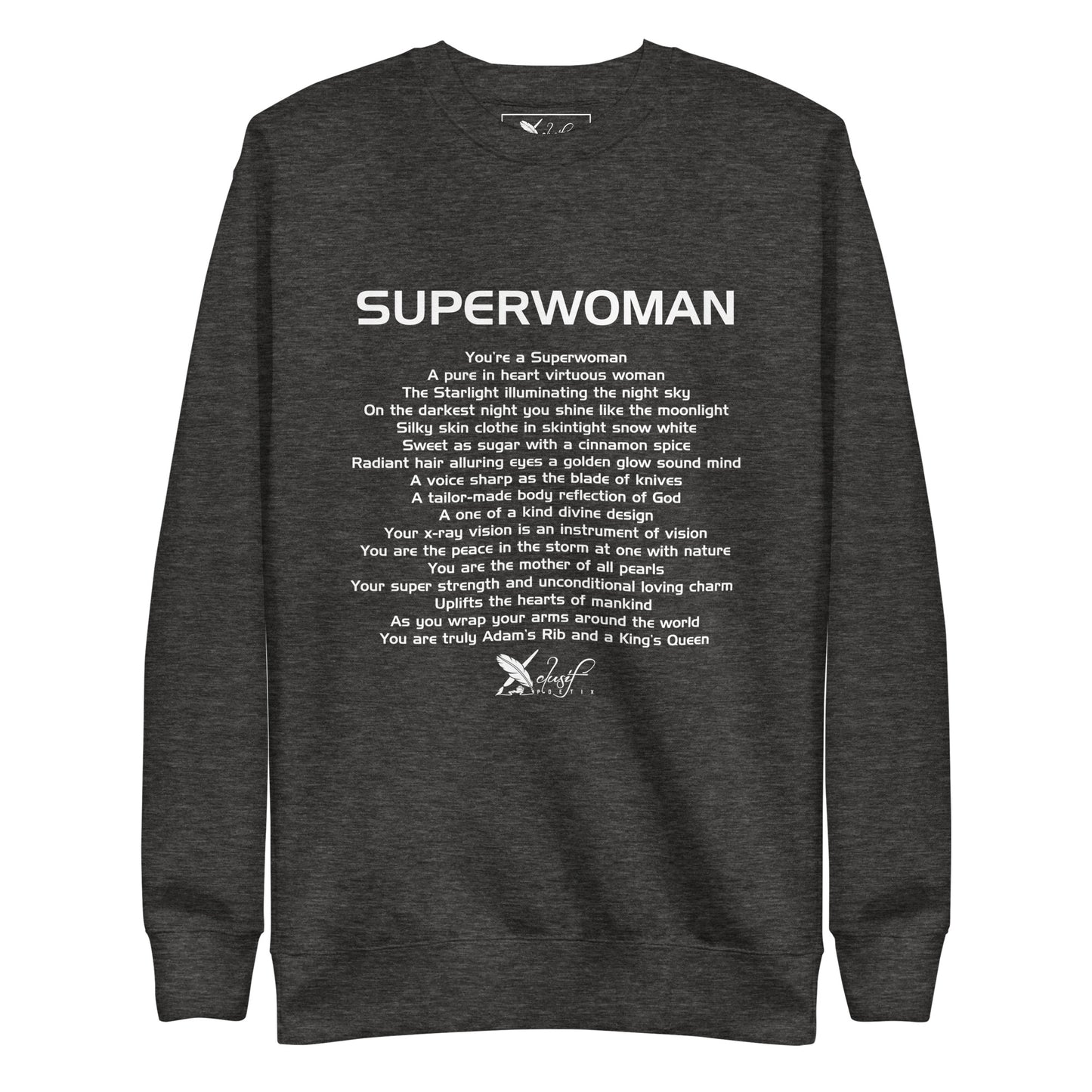 SUPERWOMAN BY XCLUSIF POETIX Unisex Premium Sweatshirt