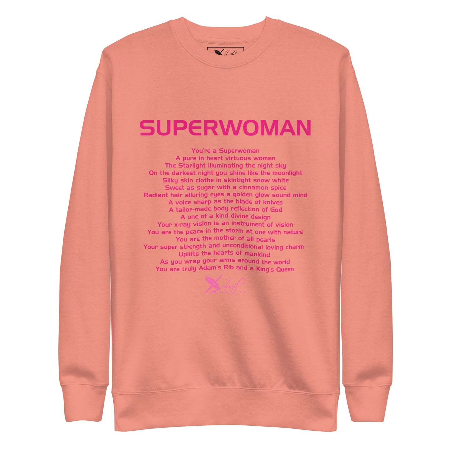 SUPERWOMAN BY XCLUSIF POETIX Unisex Premium Sweatshirt