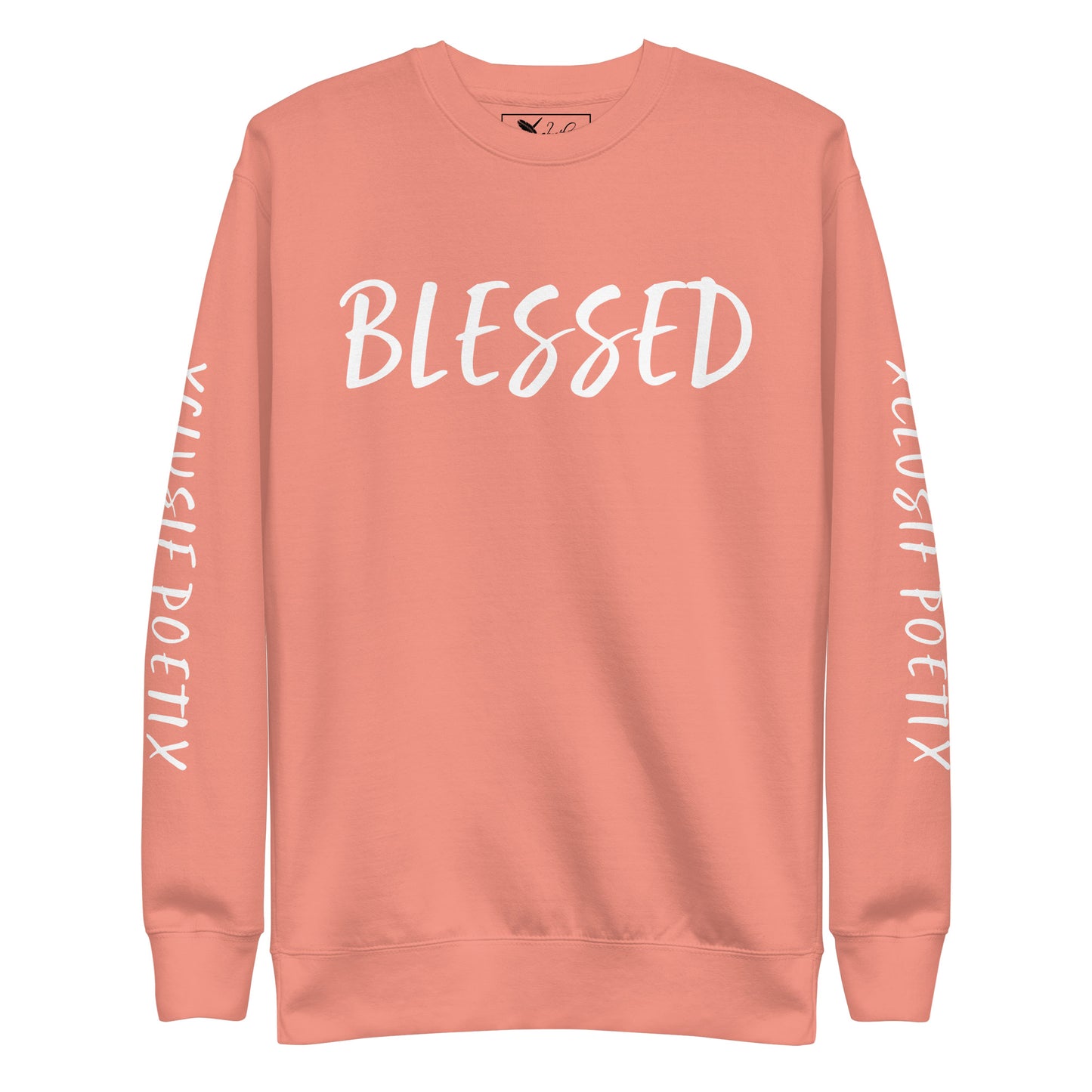 BLESSED BY XCLUSIF POETIX Unisex Premium Sweatshirt