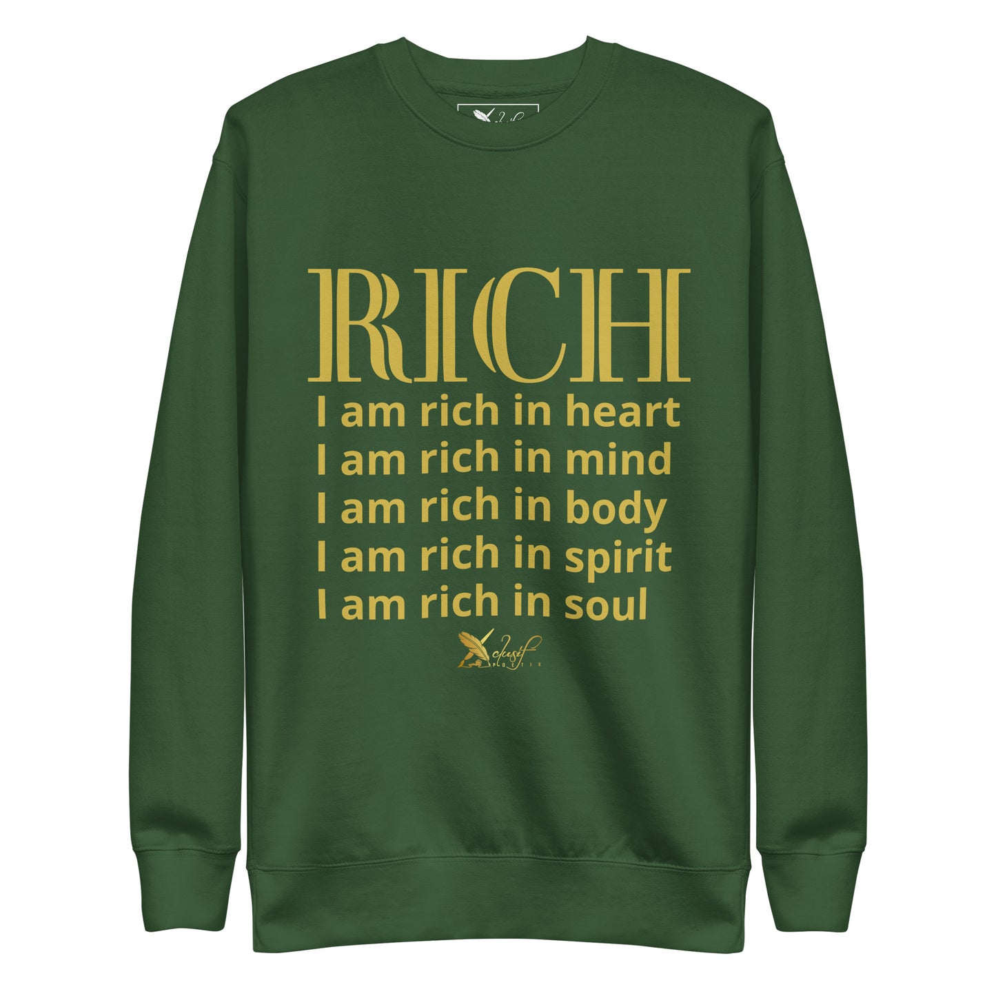 RICH BY XCLUSIF POETIX Unisex Premium Sweatshirt