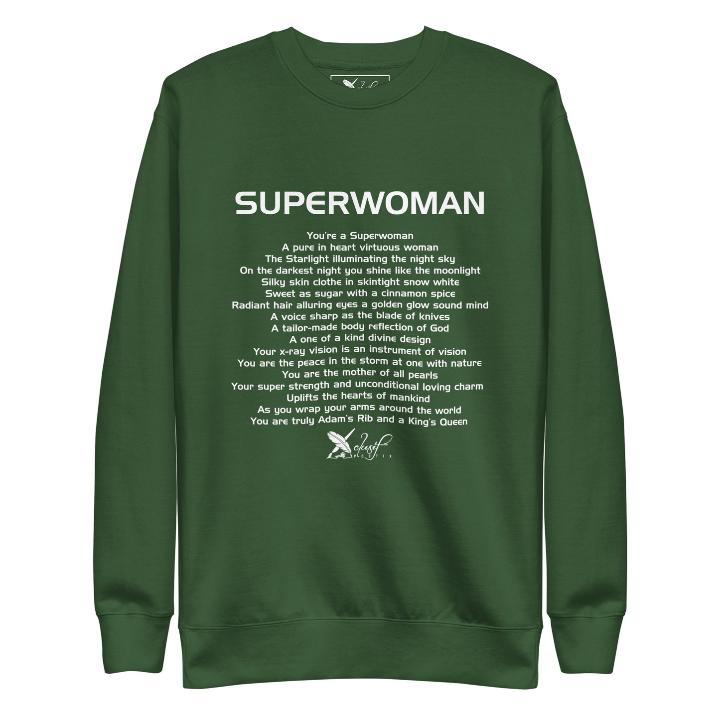 SUPERWOMAN BY XCLUSIF POETIX Unisex Premium Sweatshirt