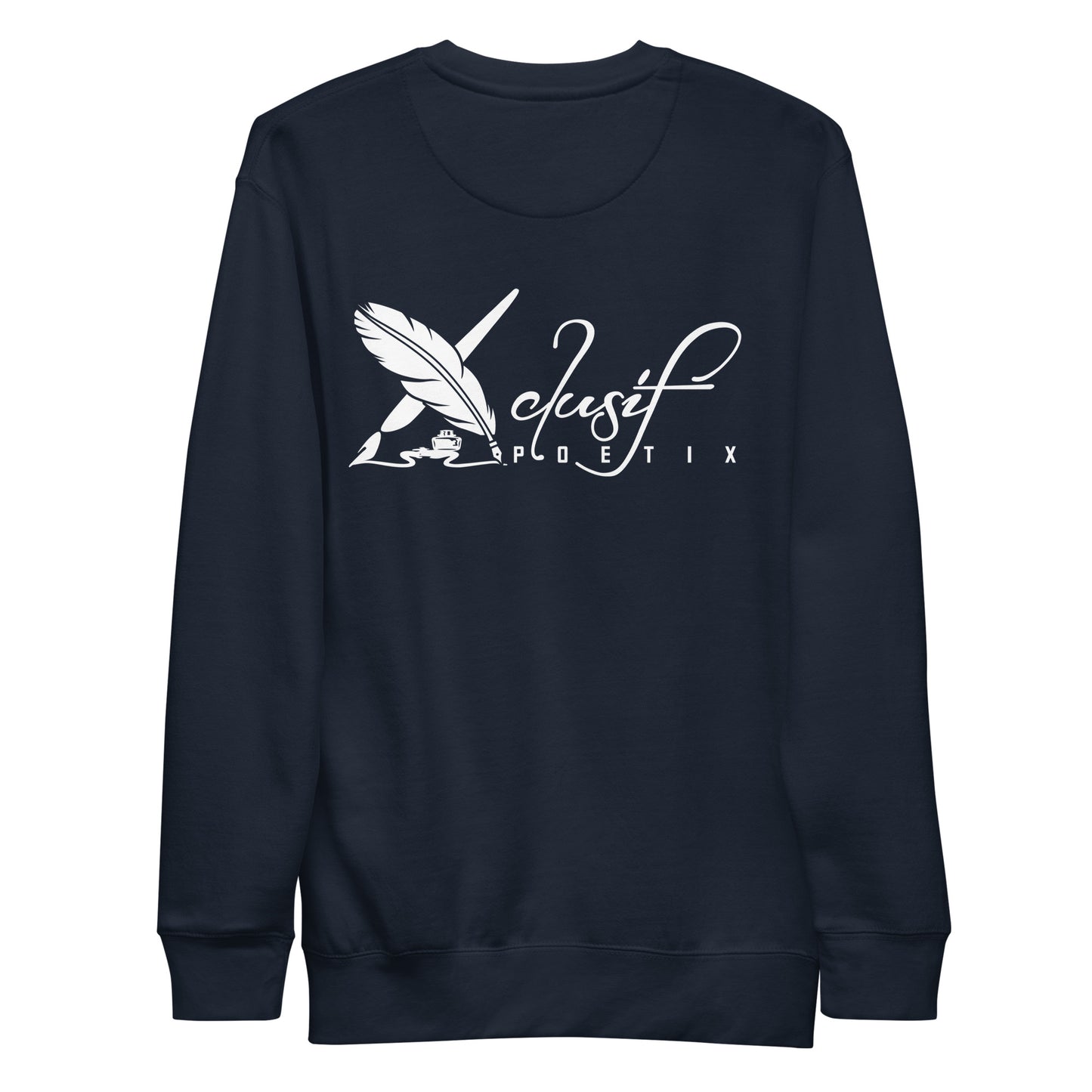 "LIVE FOR WHAT YOU LOVE" BY XCLUSIF POETIX Unisex Premium Sweatshirt