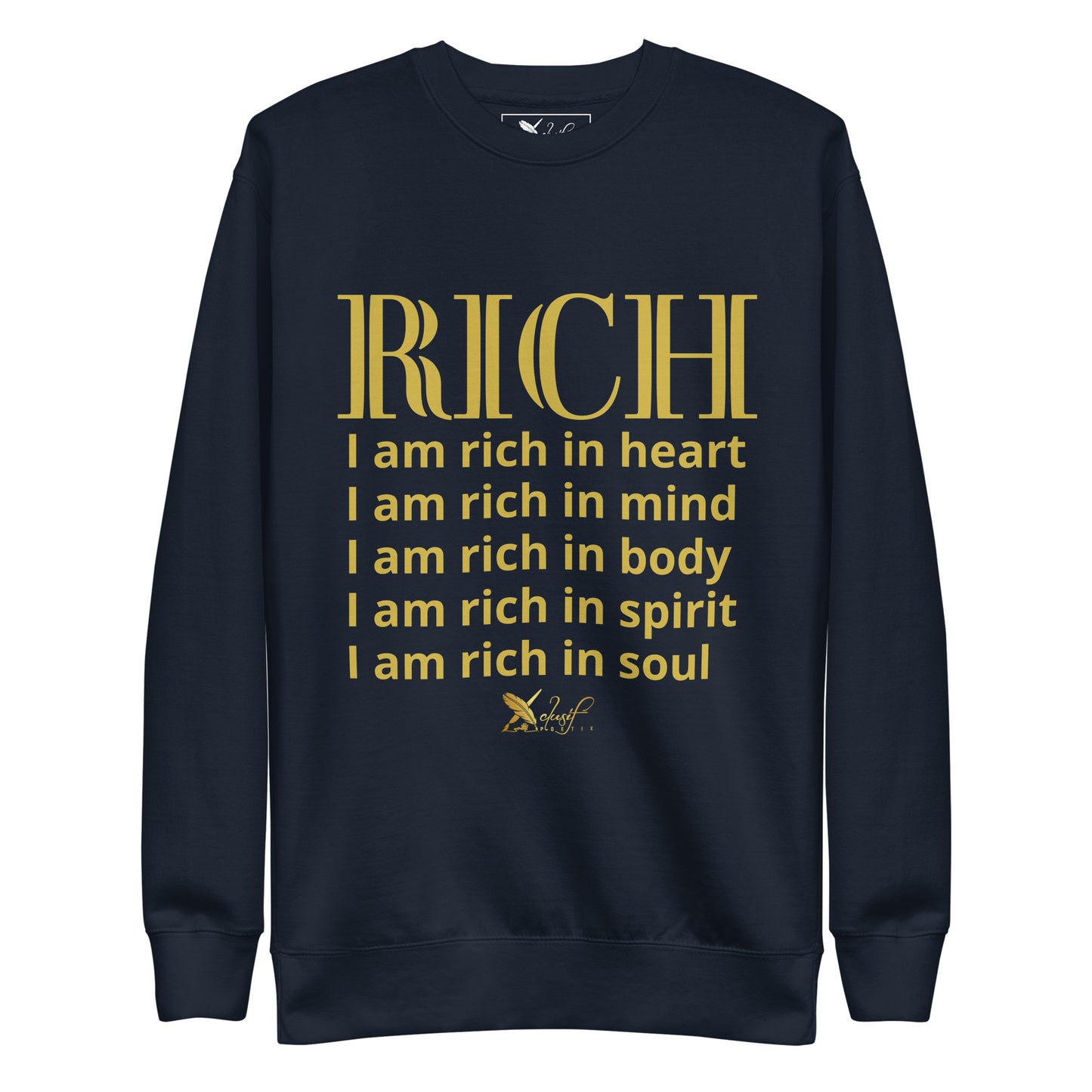 RICH BY XCLUSIF POETIX Unisex Premium Sweatshirt