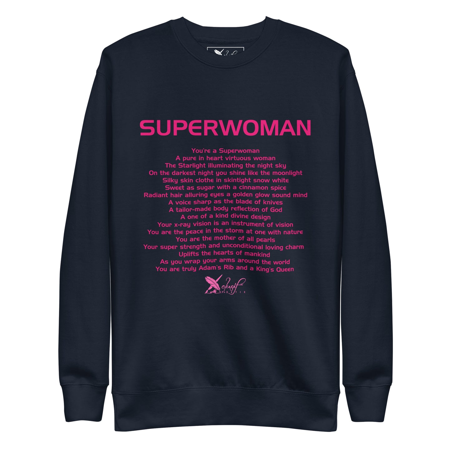 SUPERWOMAN BY XCLUSIF POETIX Unisex Premium Sweatshirt