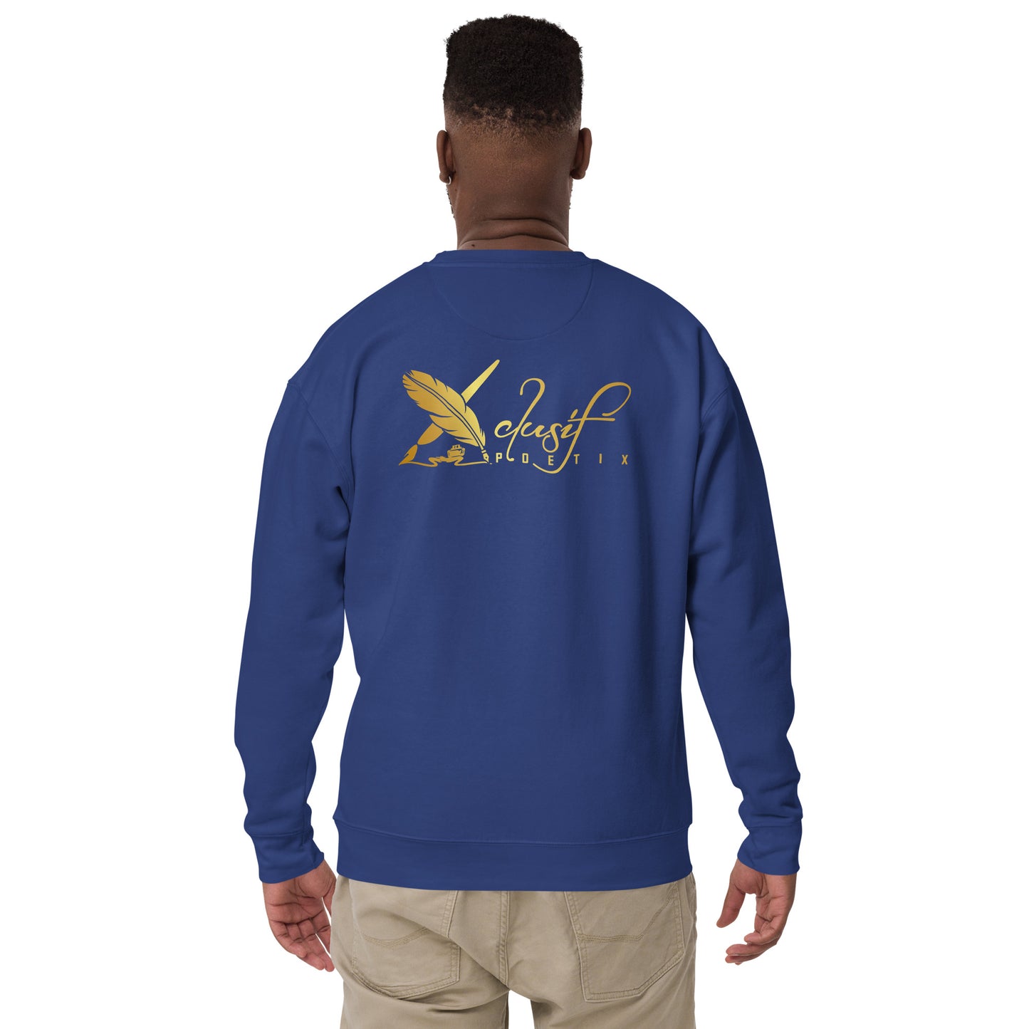 BLESSED BY XCLUSIF POETIX Unisex Premium Sweatshirt