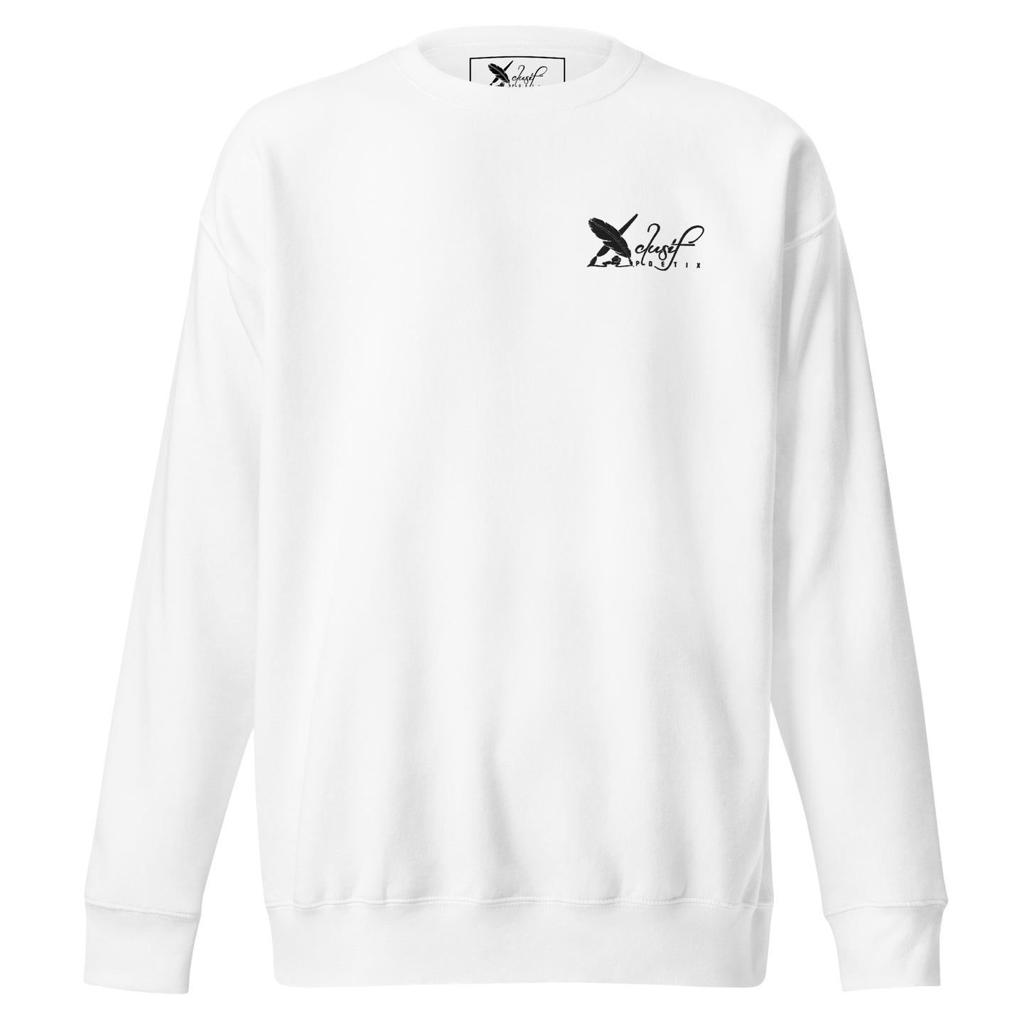 XCLUSIF POETIX BLACK LOGO Unisex Premium Sweatshirt