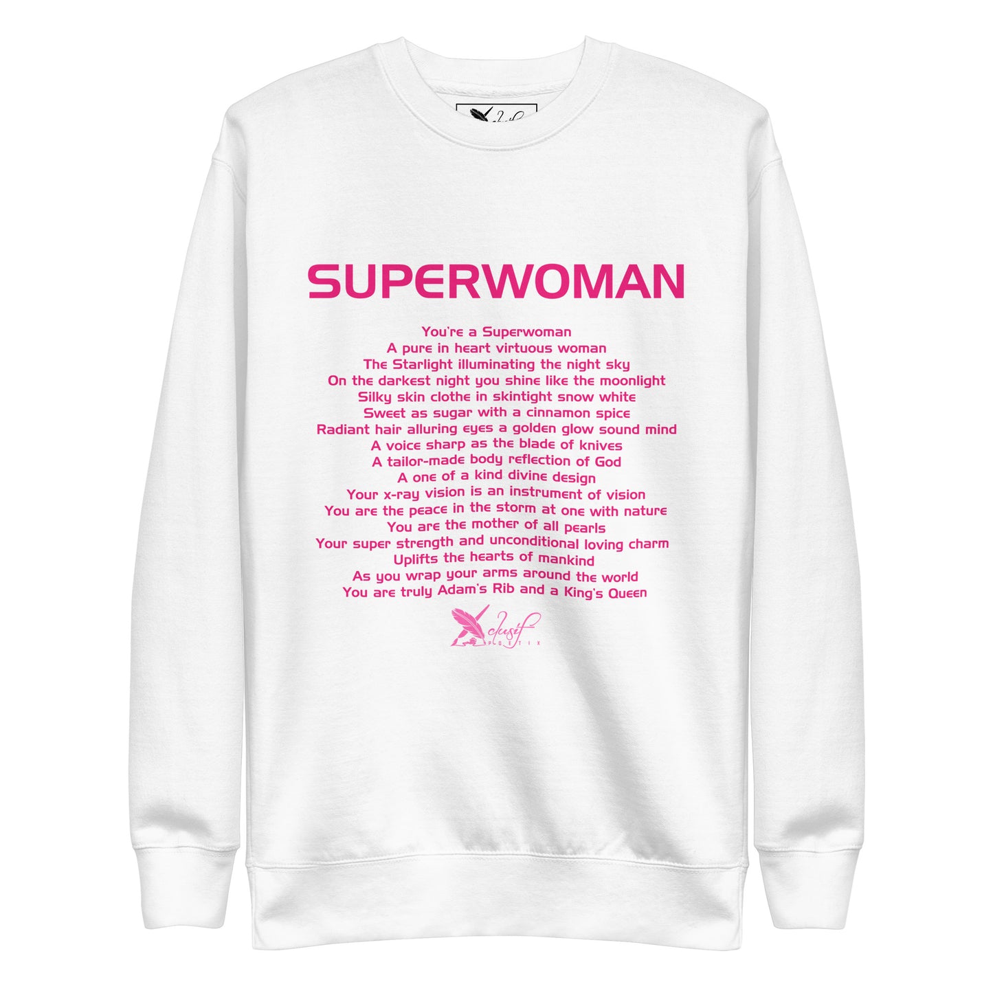 SUPERWOMAN BY XCLUSIF POETIX Unisex Premium Sweatshirt