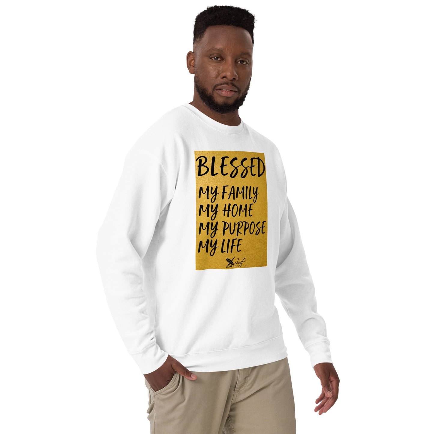 BLESSED BY XCLUSIF POETIX Unisex Premium Sweatshirt