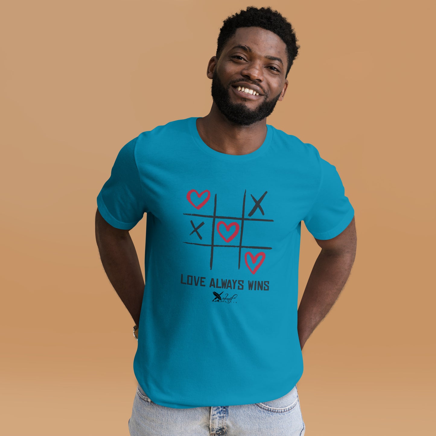 "LOVE ALWAYS WINS" BY XCLUSIF POETIX Unisex t-shirt