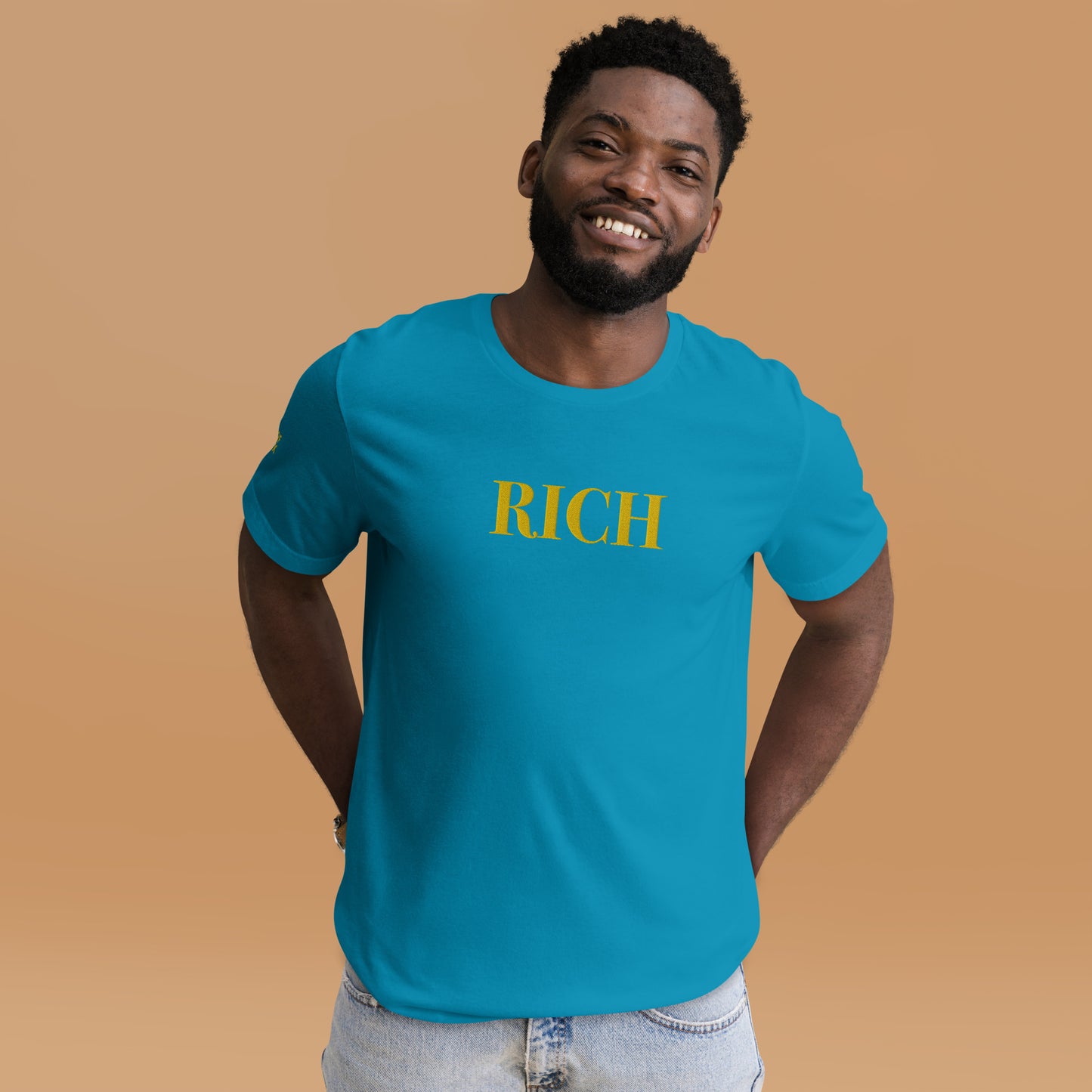 RICH BY XCLUSIF POETIX Embroidery Unisex t-shirt