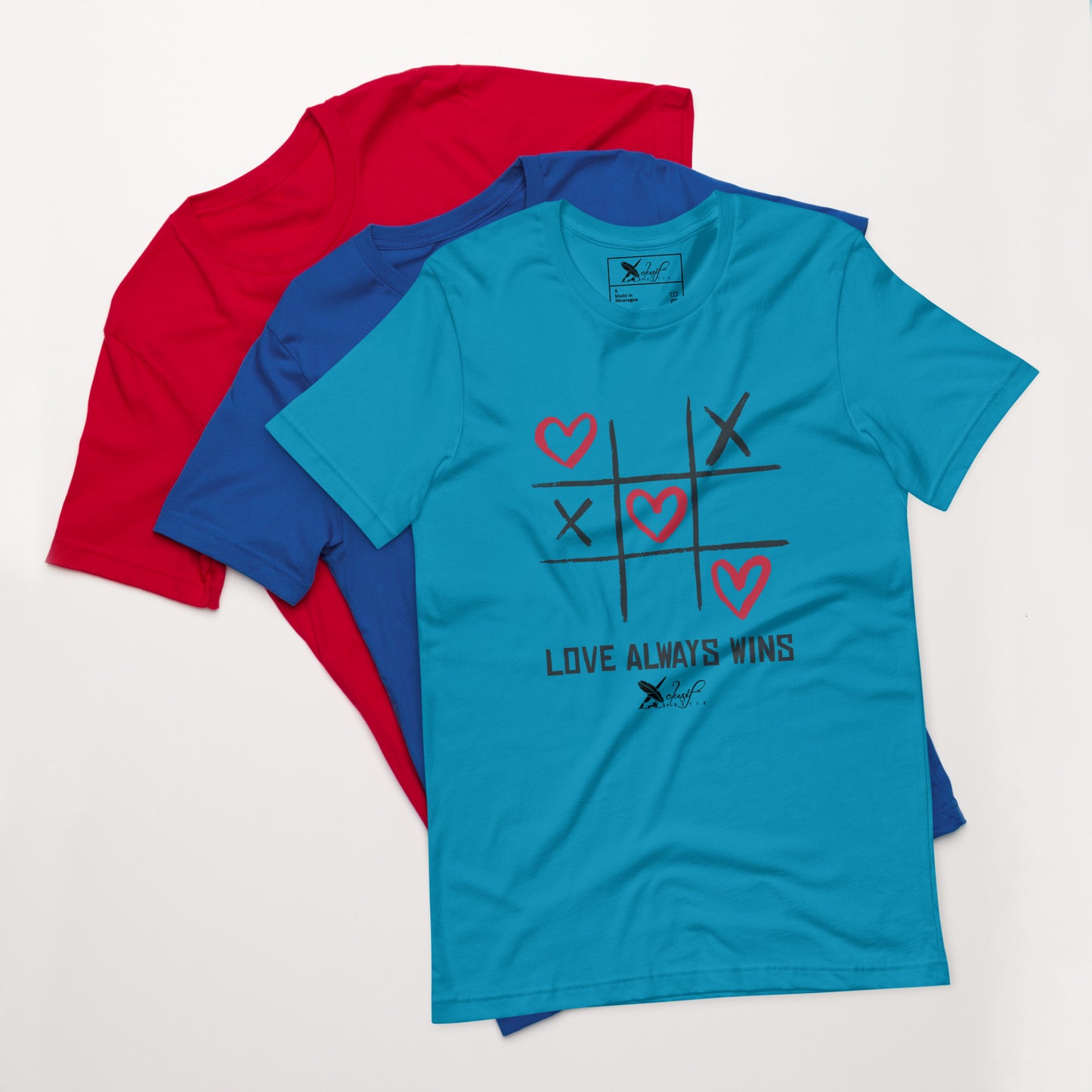 "LOVE ALWAYS WINS" BY XCLUSIF POETIX Unisex t-shirt