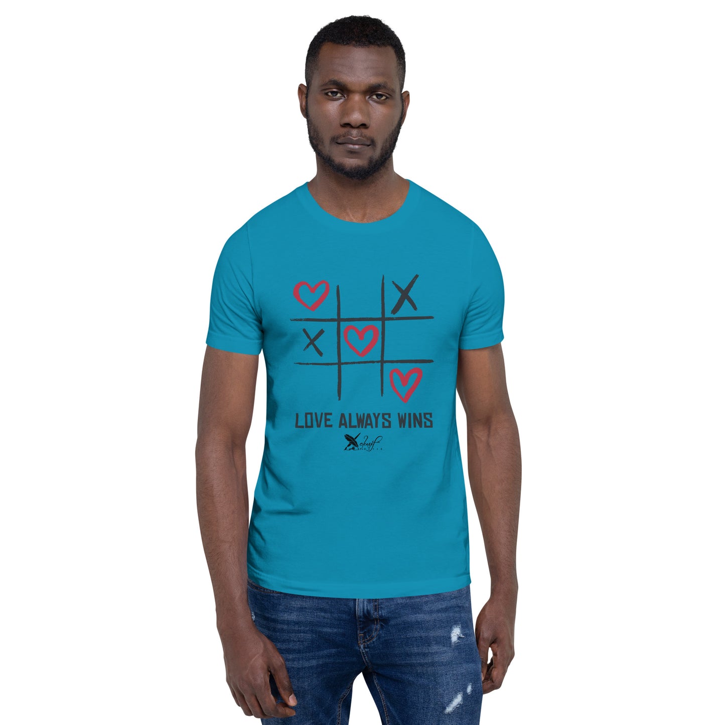 "LOVE ALWAYS WINS" BY XCLUSIF POETIX Unisex t-shirt