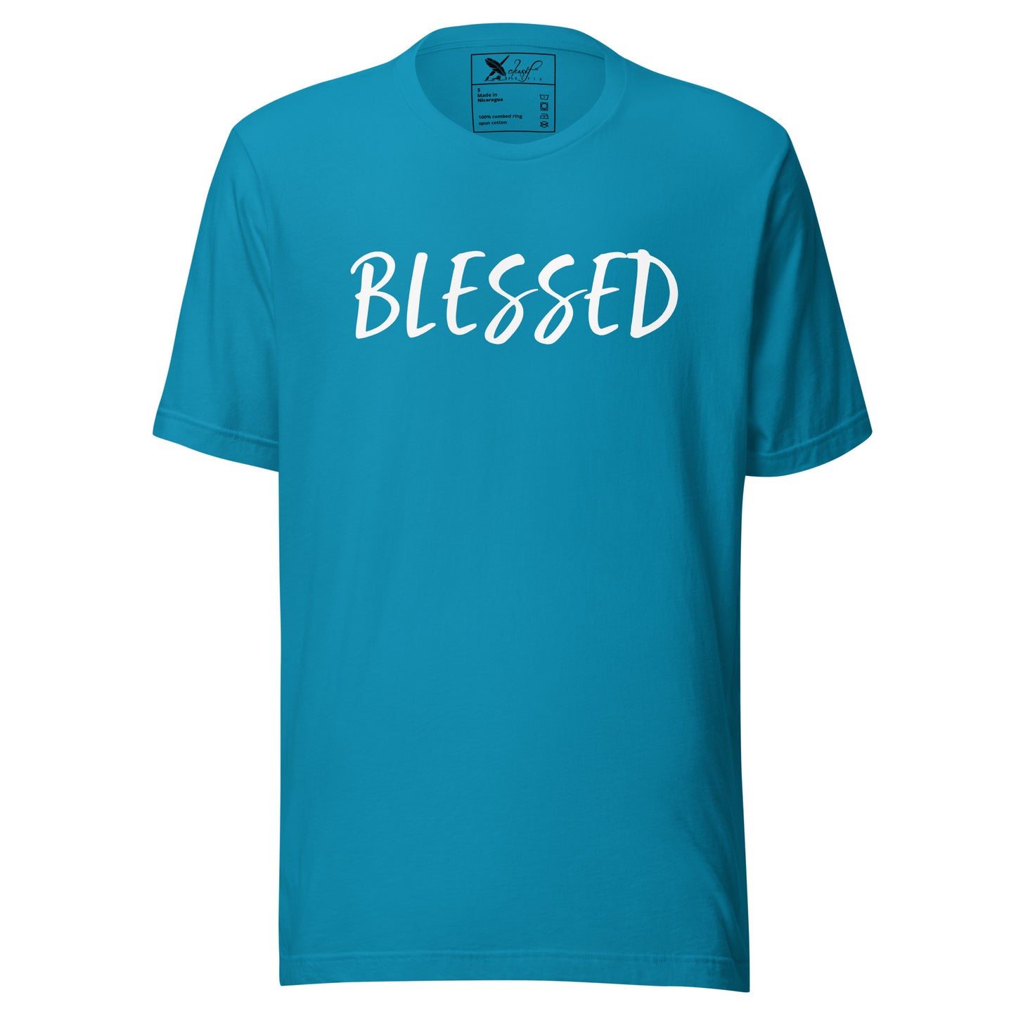 BLESSED BY XCLUSIF POETIX Unisex t-shirt