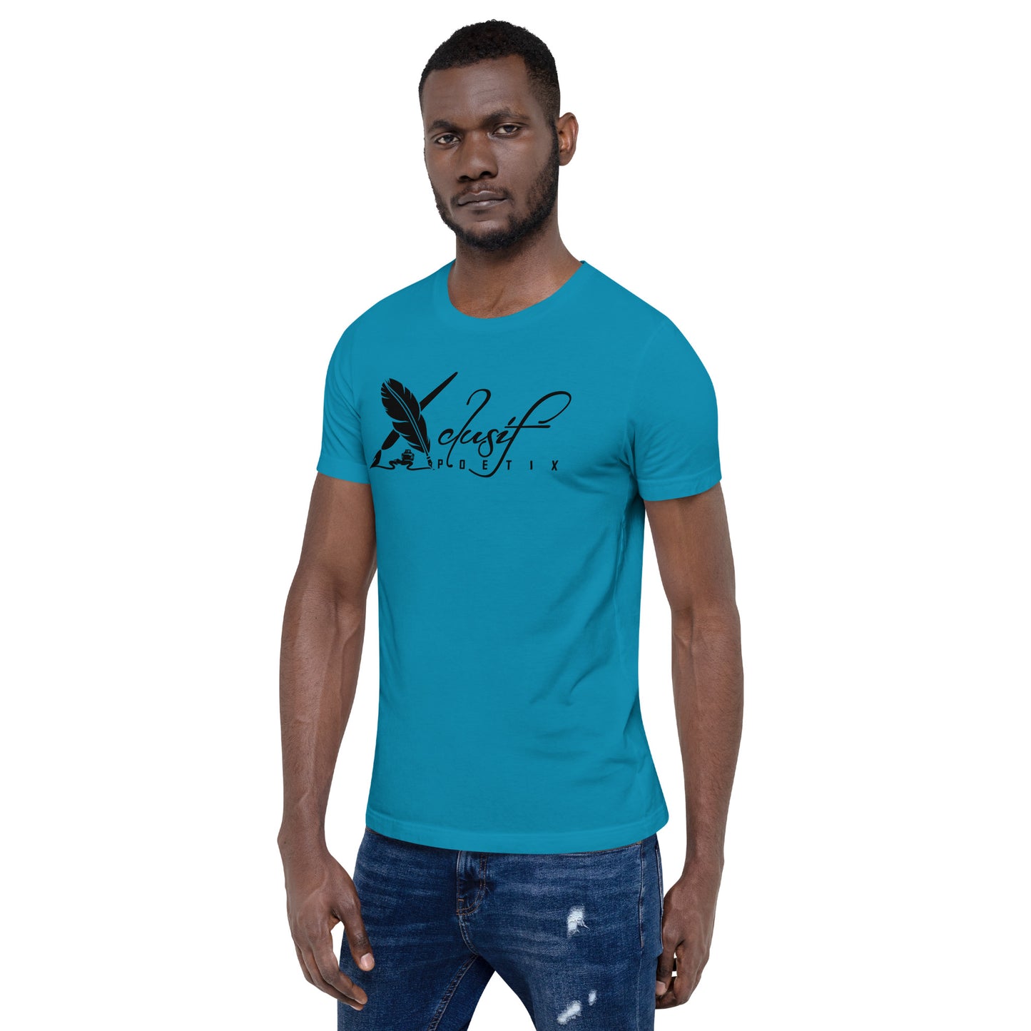 XCLUSIF POETIX BIG BLACK LOGO Unisex t-shirt