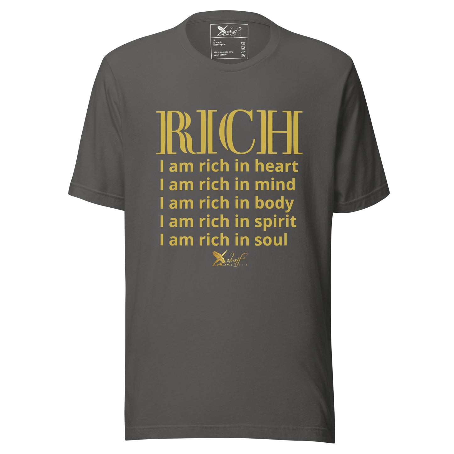 RICH BY XCLUSIF POETIX Unisex t-shirt