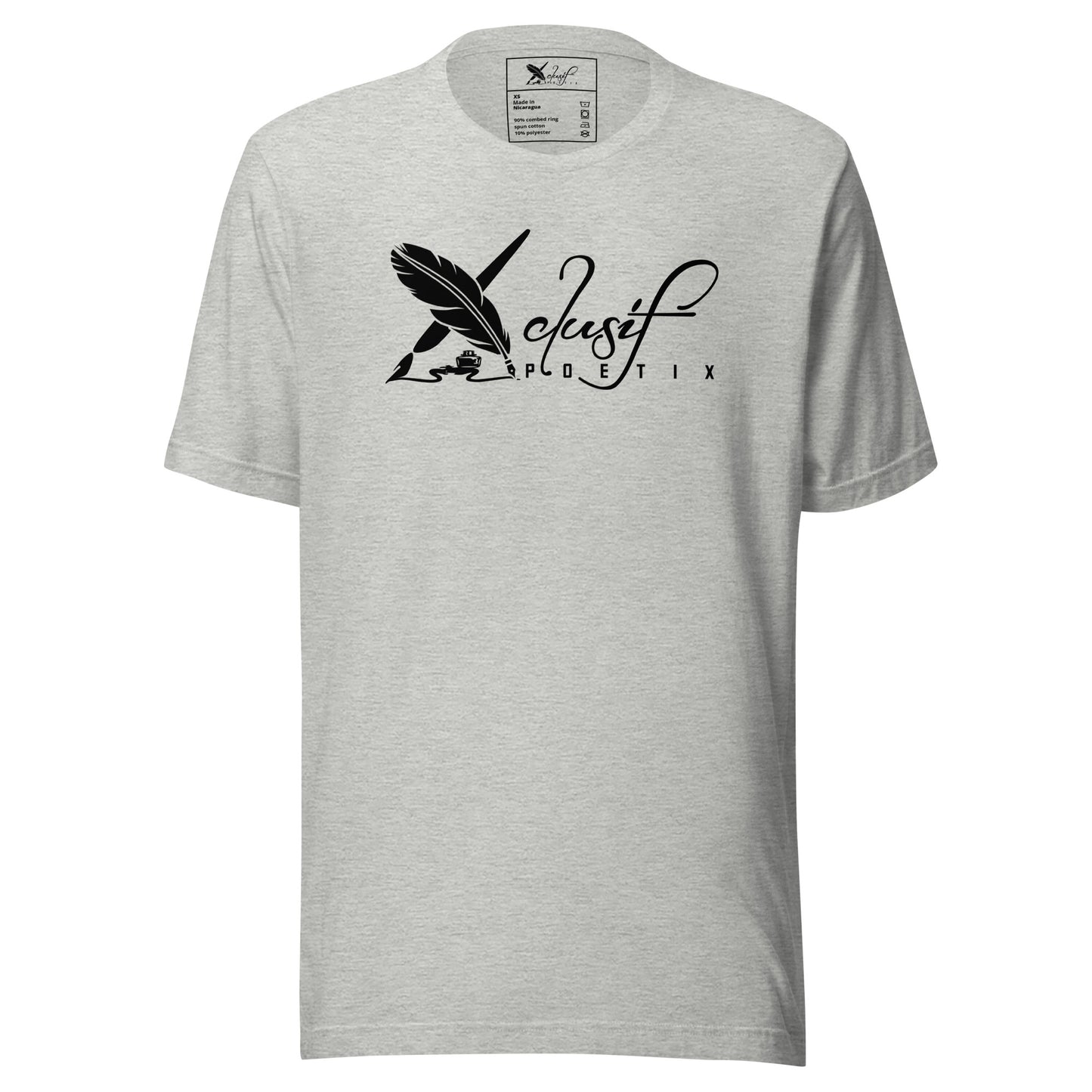 XCLUSIF POETIX BIG BLACK LOGO Unisex t-shirt