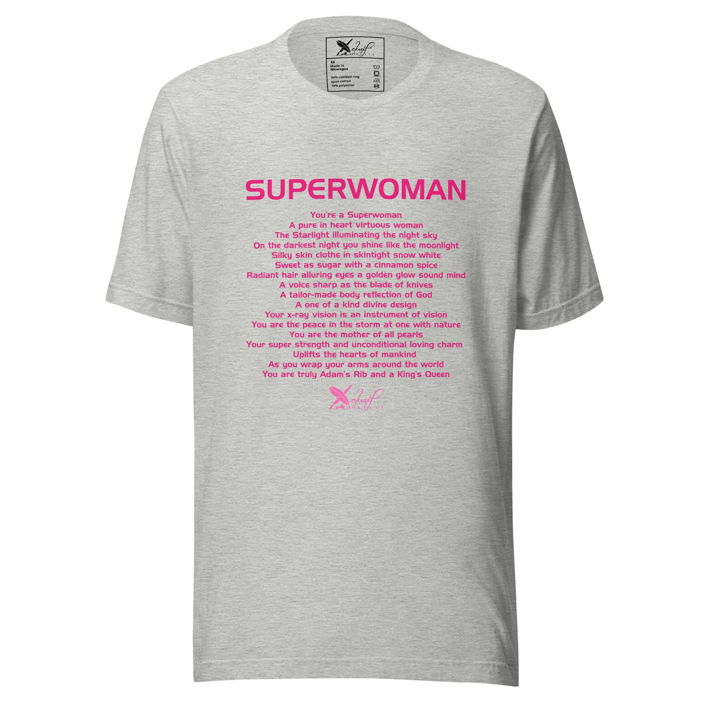 SUPERWOMAN BY XCLUSIF POETIX Unisex t-shirt