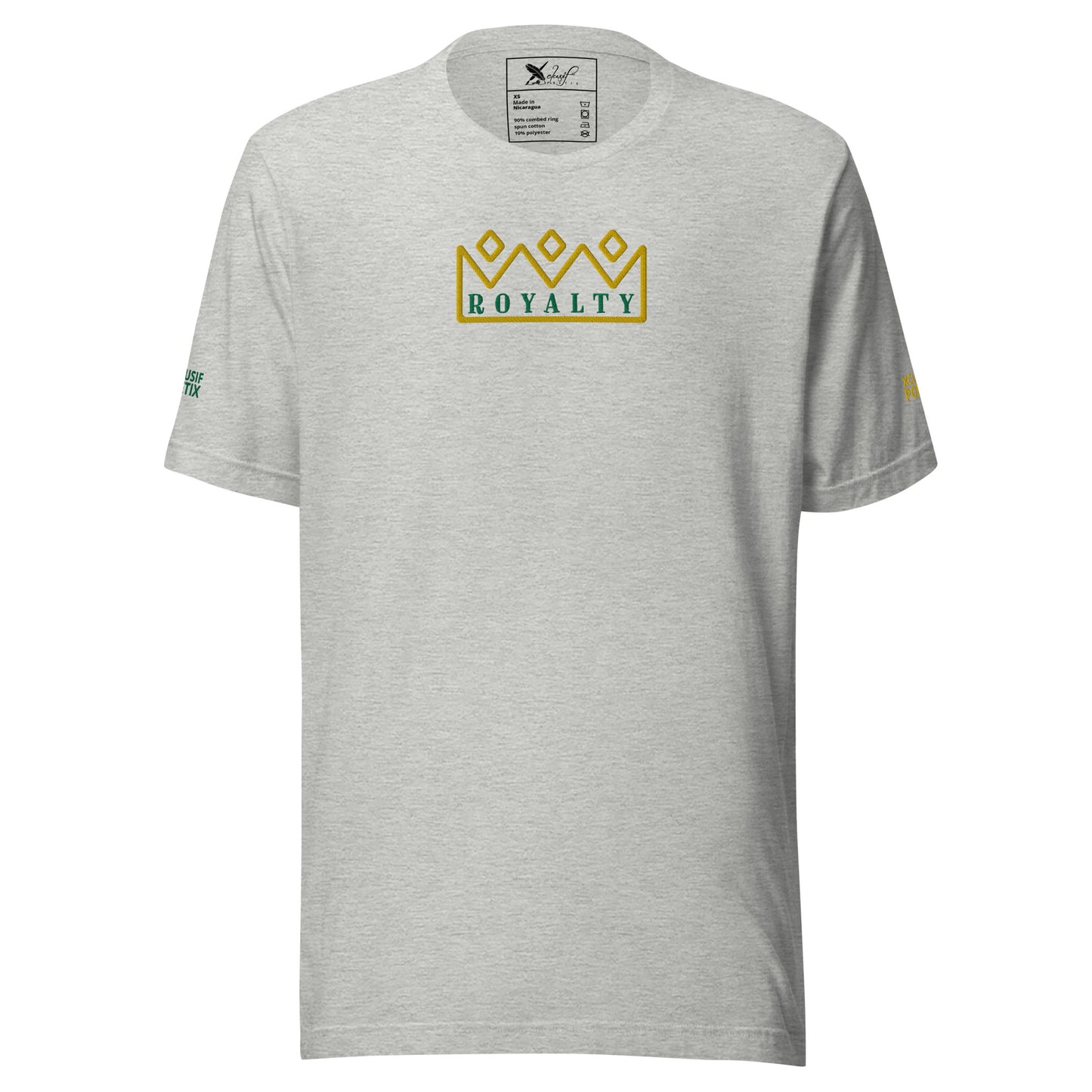 ROYALTY BY XCLUSIF POETIX Embroidery Unisex t-shirt