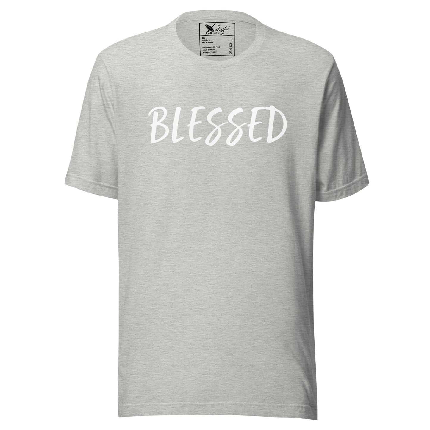 BLESSED BY XCLUSIF POETIX Unisex t-shirt