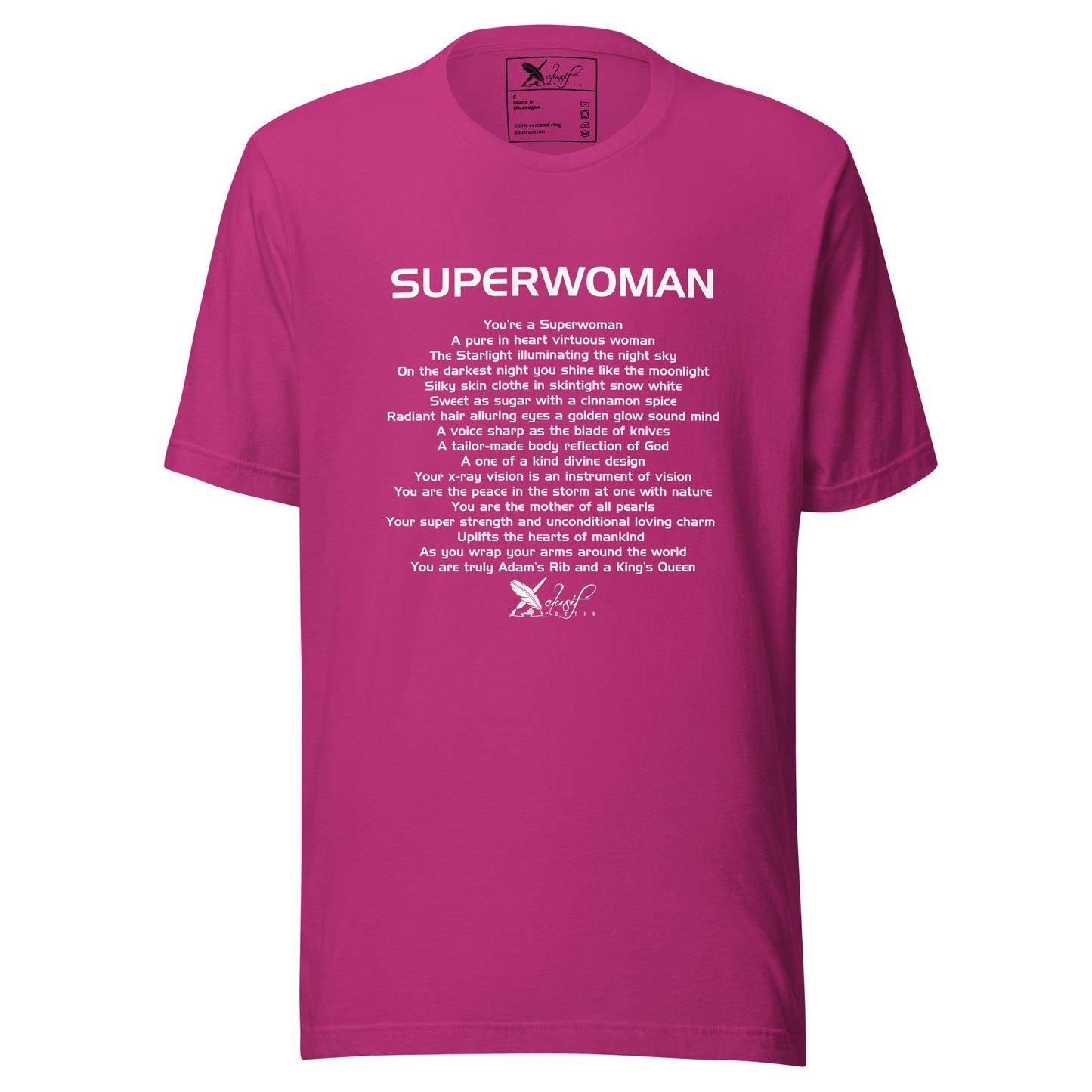 SUPERWOMAN BY XCLUSIF POETIX Unisex t-shirt