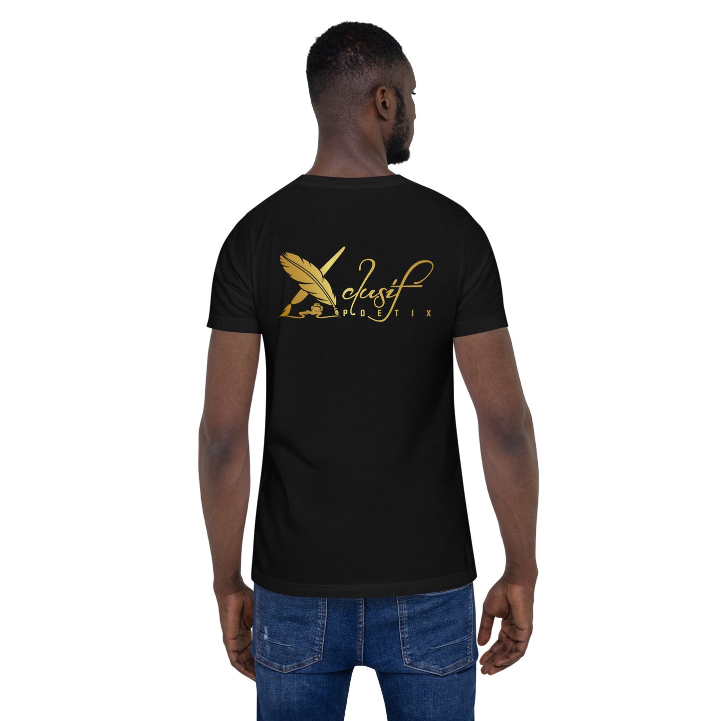 BLESSED BY XCLUSIF POETIX Unisex t-shirt