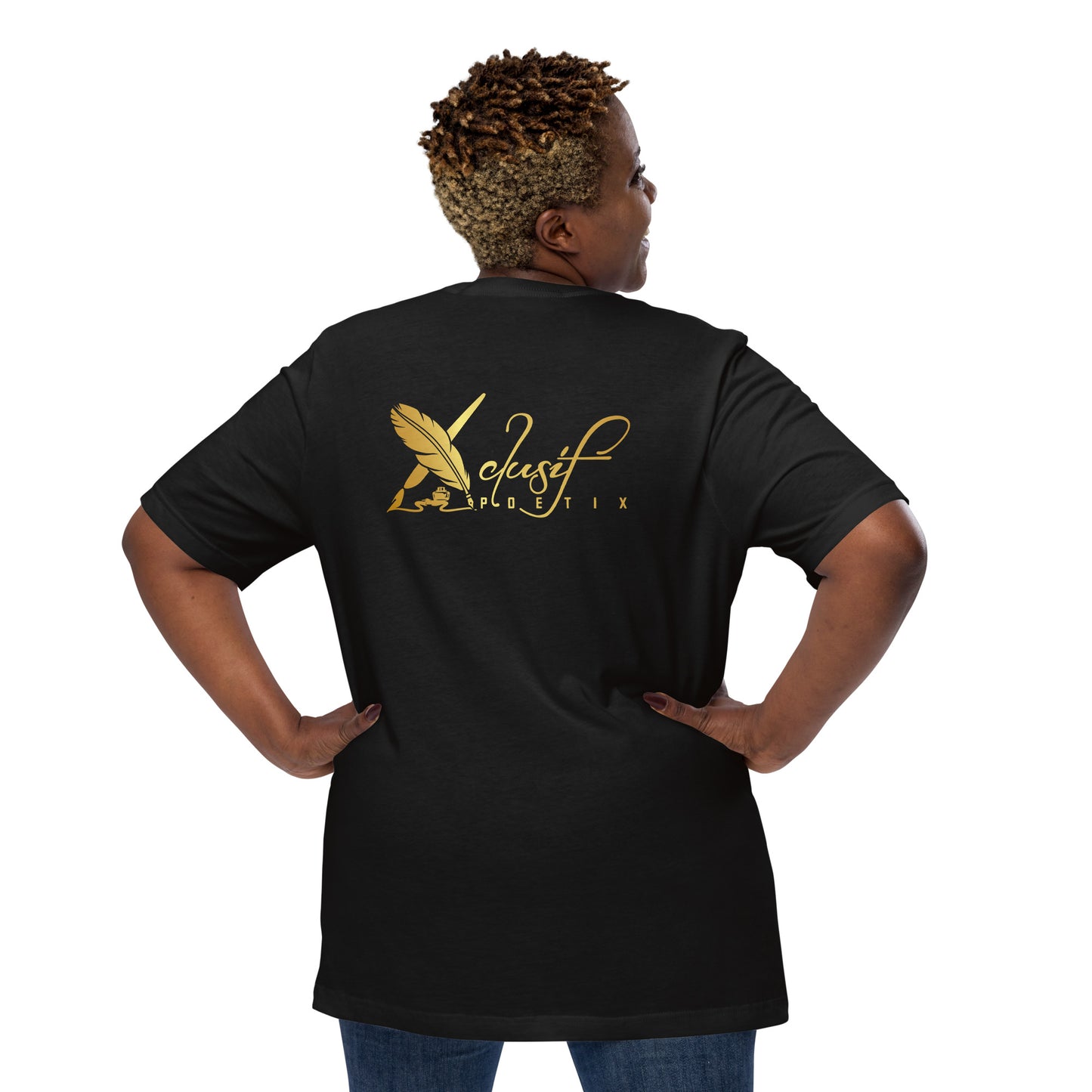 BLESSED BY XCLUSIF POETIX Unisex t-shirt