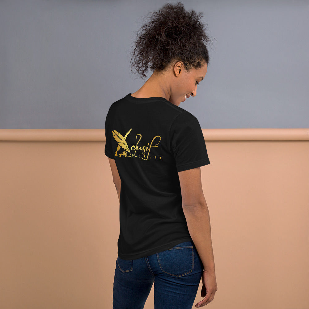 BLESSED BY XCLUSIF POETIX Unisex t-shirt